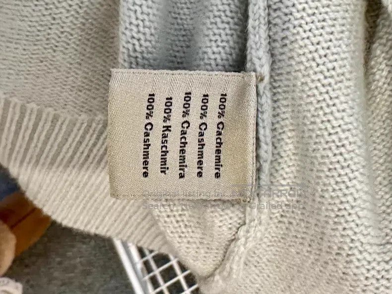 Hermes Hermes Asymmetrical Striped Zipper Long Sleeve Cashmere Sw Size US L / EU 52-54 / 3 - 4 Thumbnail