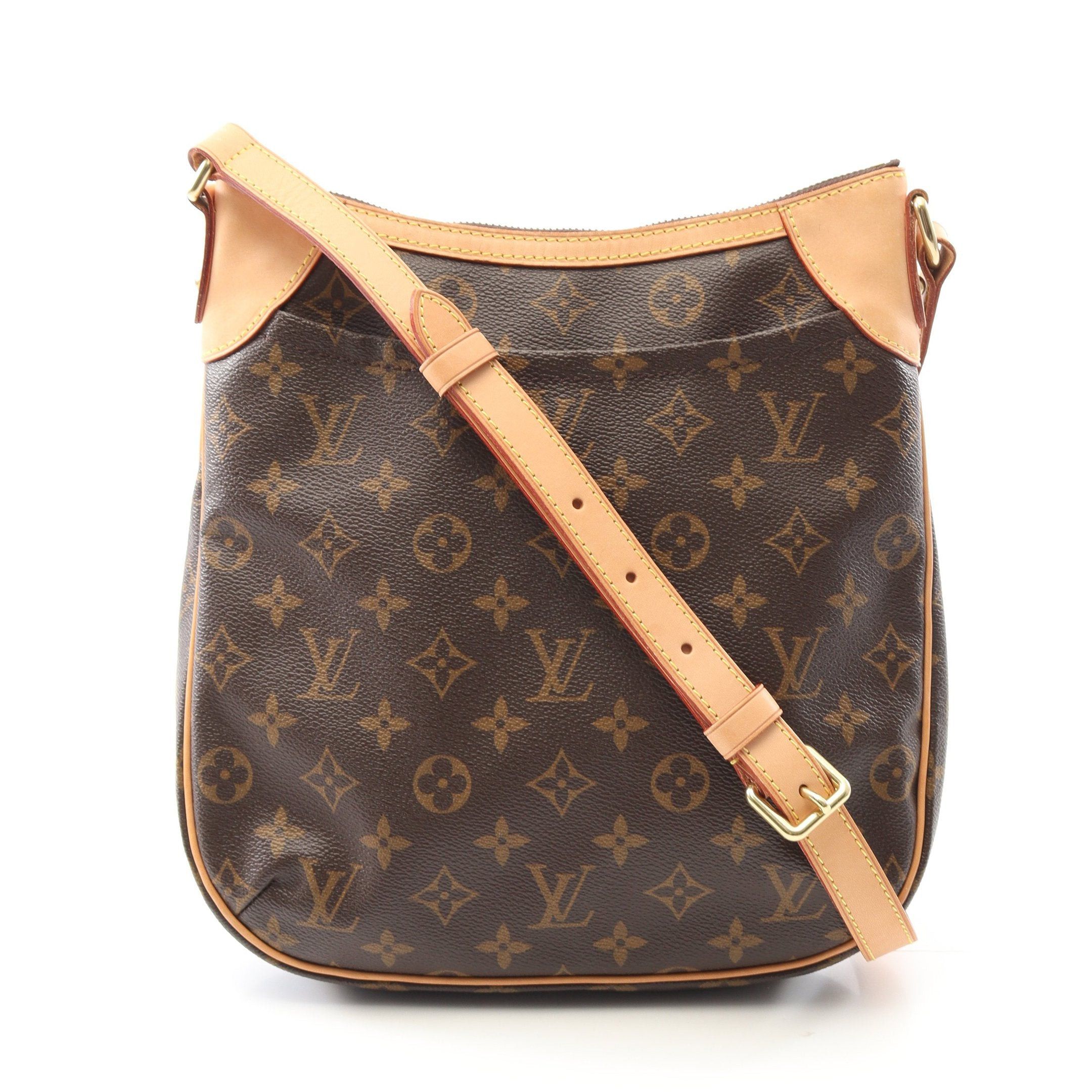 Louis Vuitton Louis Vuitton Odeon Pm Monogram Shoulder Bag Leather Brown Size ONE SIZE - 1 Thumbnail