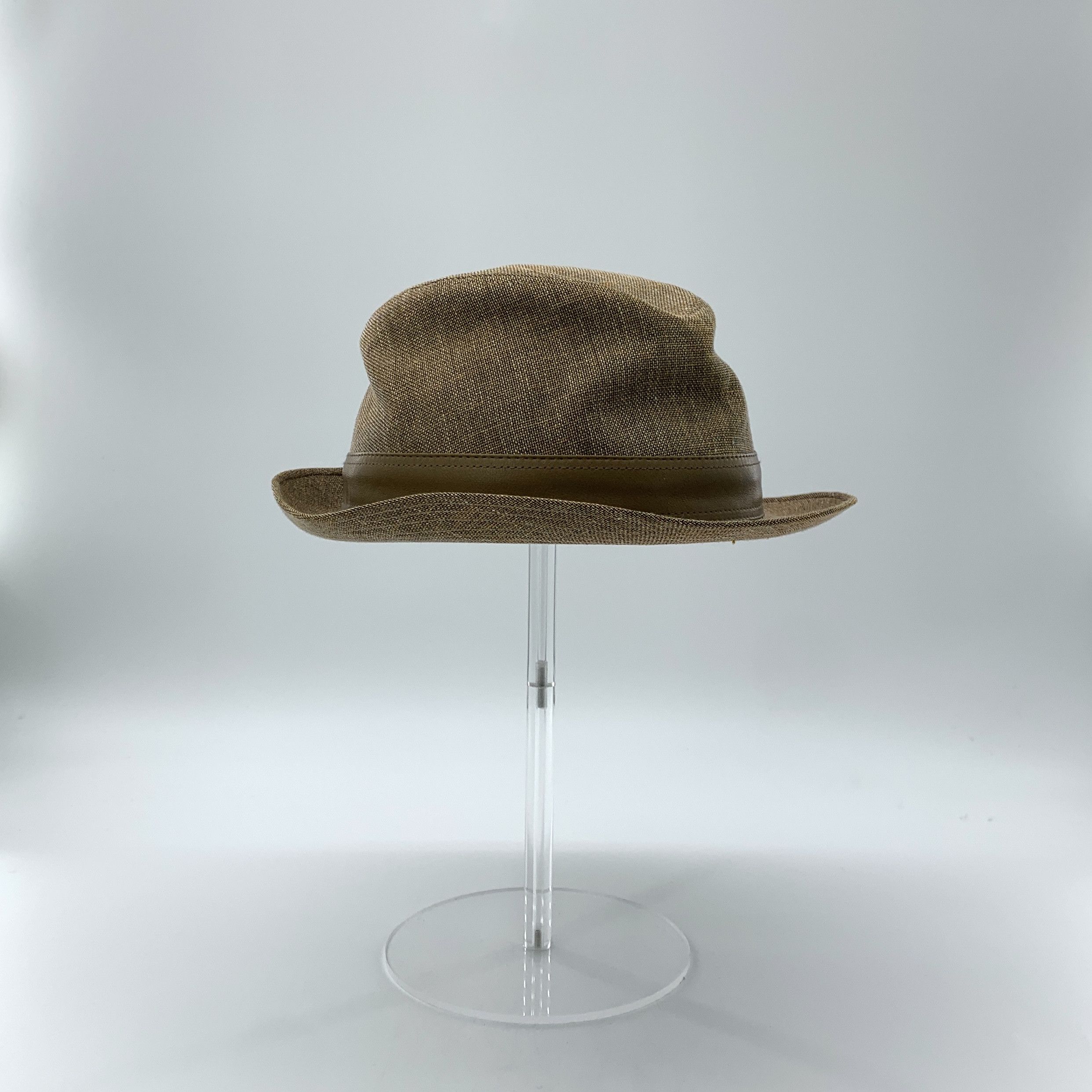 Hermes Hermes Linen Bucket Hat Brown (60 cm) Size ONE SIZE - 3 Thumbnail