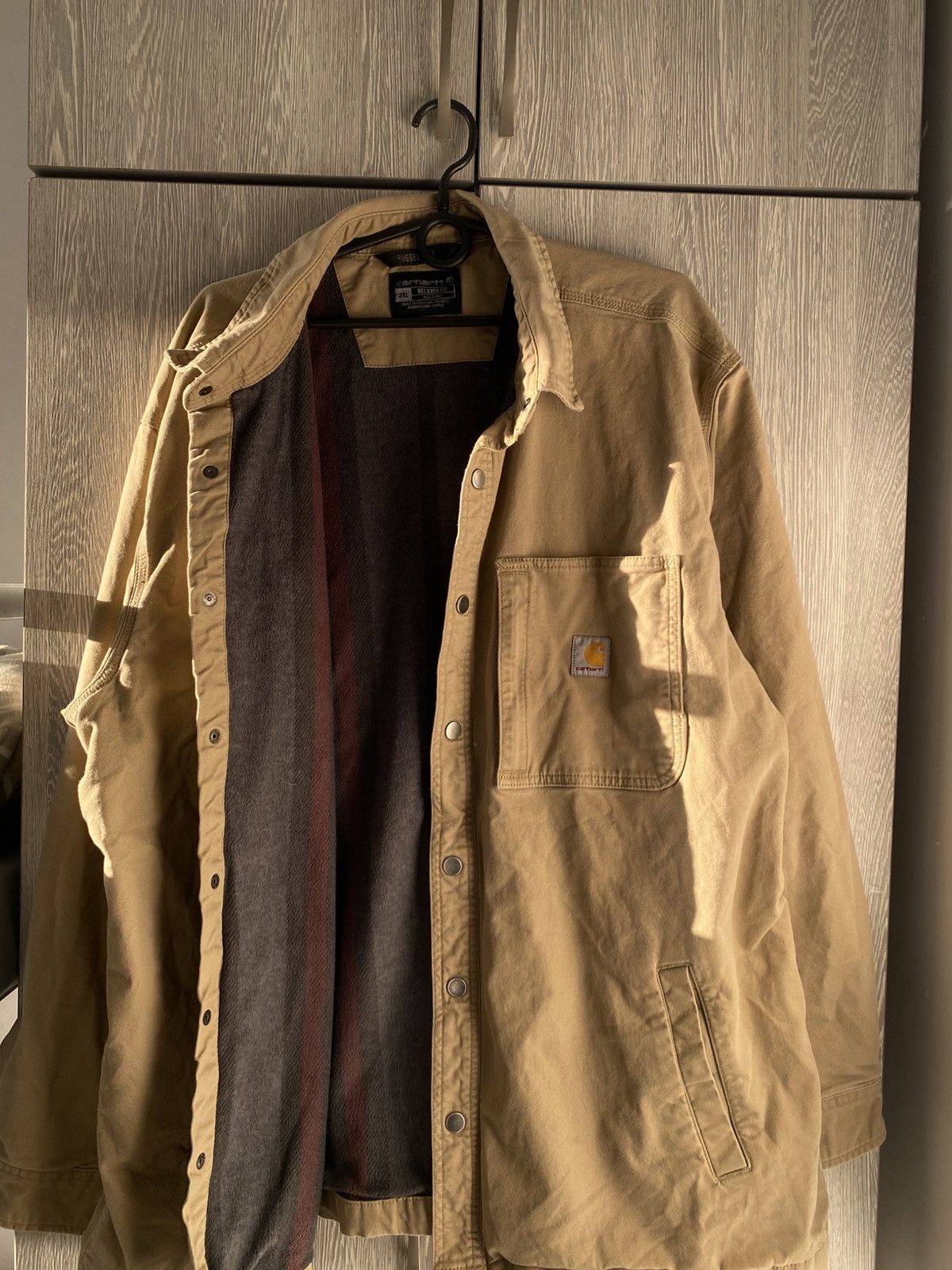 Carhartt Vintage Carhartt Jacket Brown Blanket Lined Chore Coat C02 Size US XL / EU 56 / 4 - 1 Thumbnail