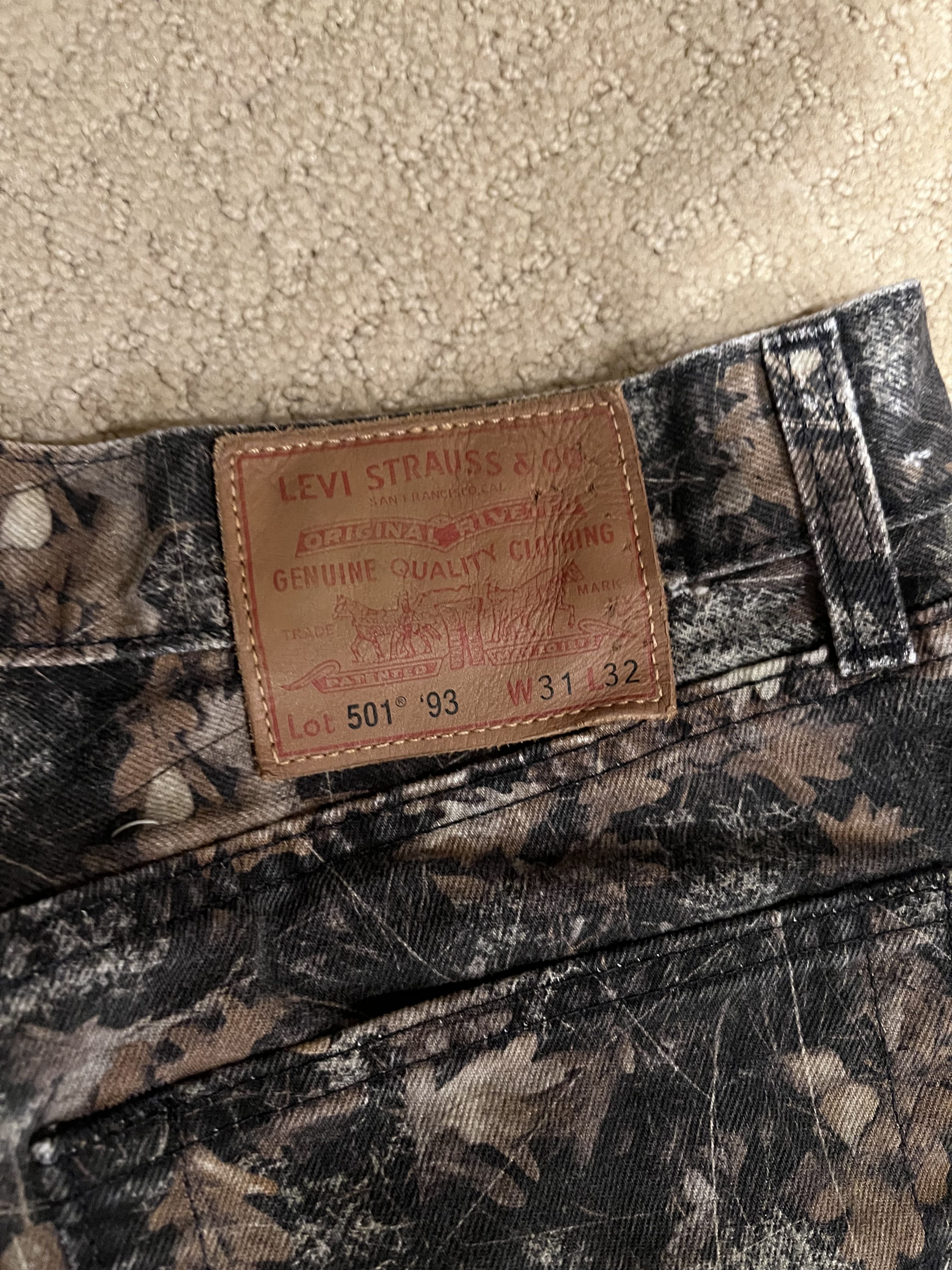 Levi's Levi’s Camo 501 Size US 31 - 3 Thumbnail