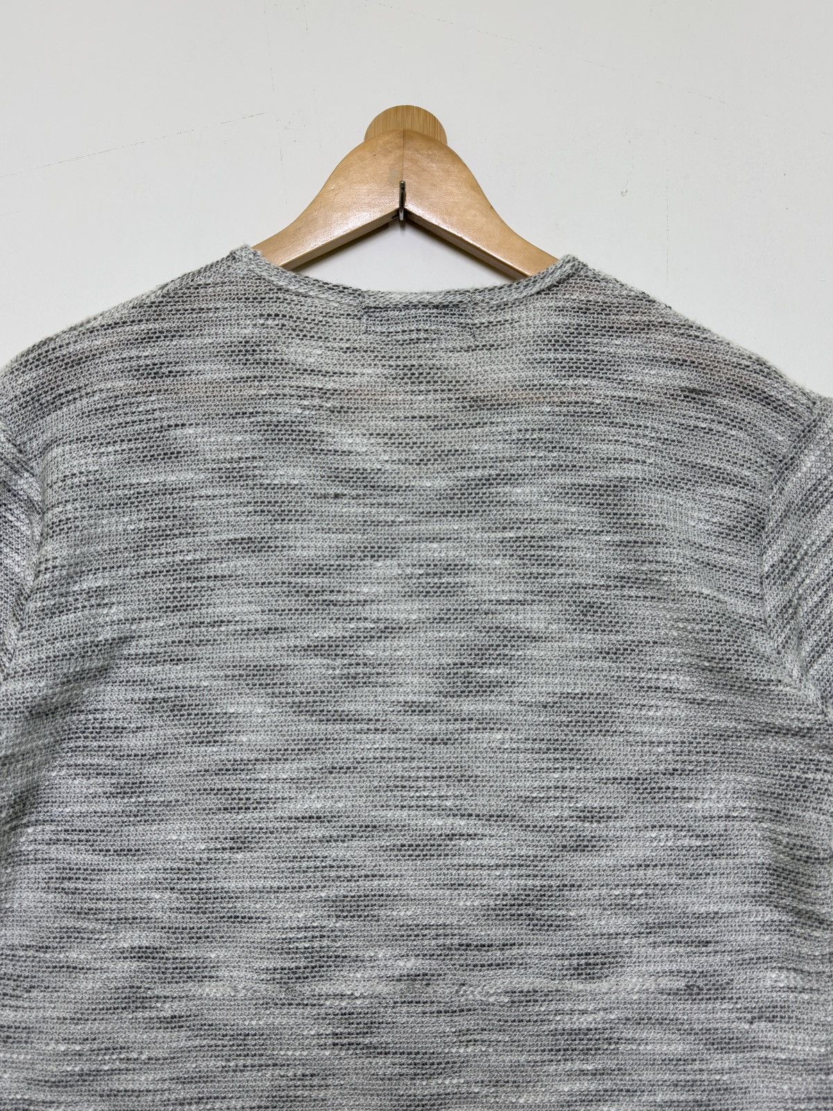 If Six Was Nine In The Attic Melange V Neck Knit Tee Japan Size US S / EU 44-46 / 1 - 8 Thumbnail