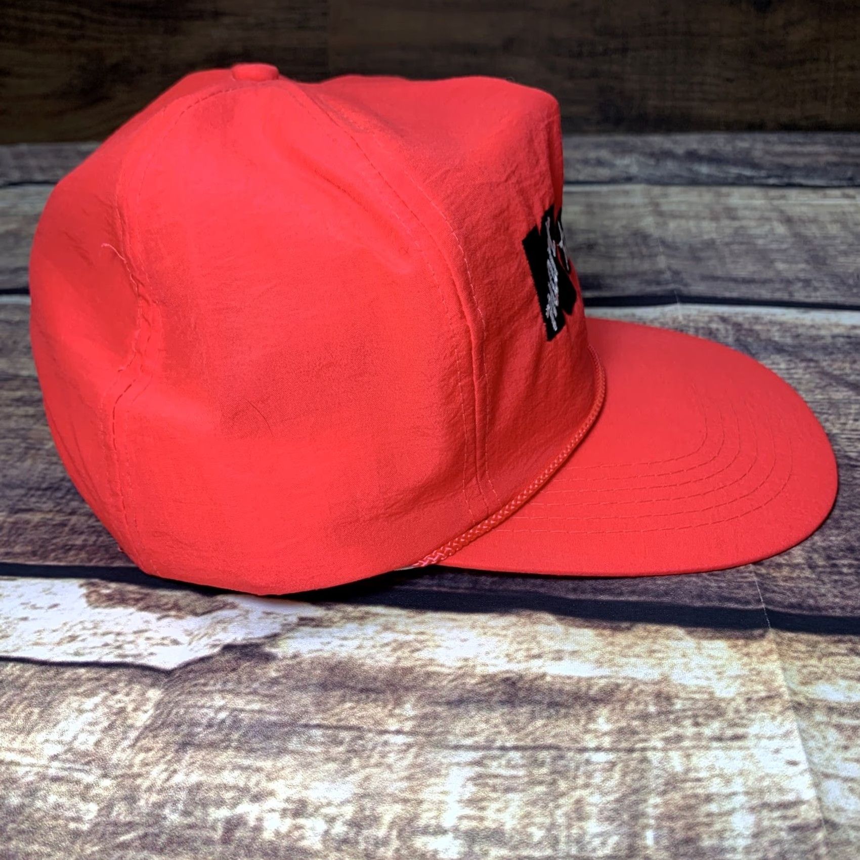 Clarks VINTAGE Kmart Havoline Racing Neon Pink Snapback Cap Hat Cap 90s NASCAR Gear Mens Adjustable Neon Pink Cap Size ONE SIZE - 3 Thumbnail