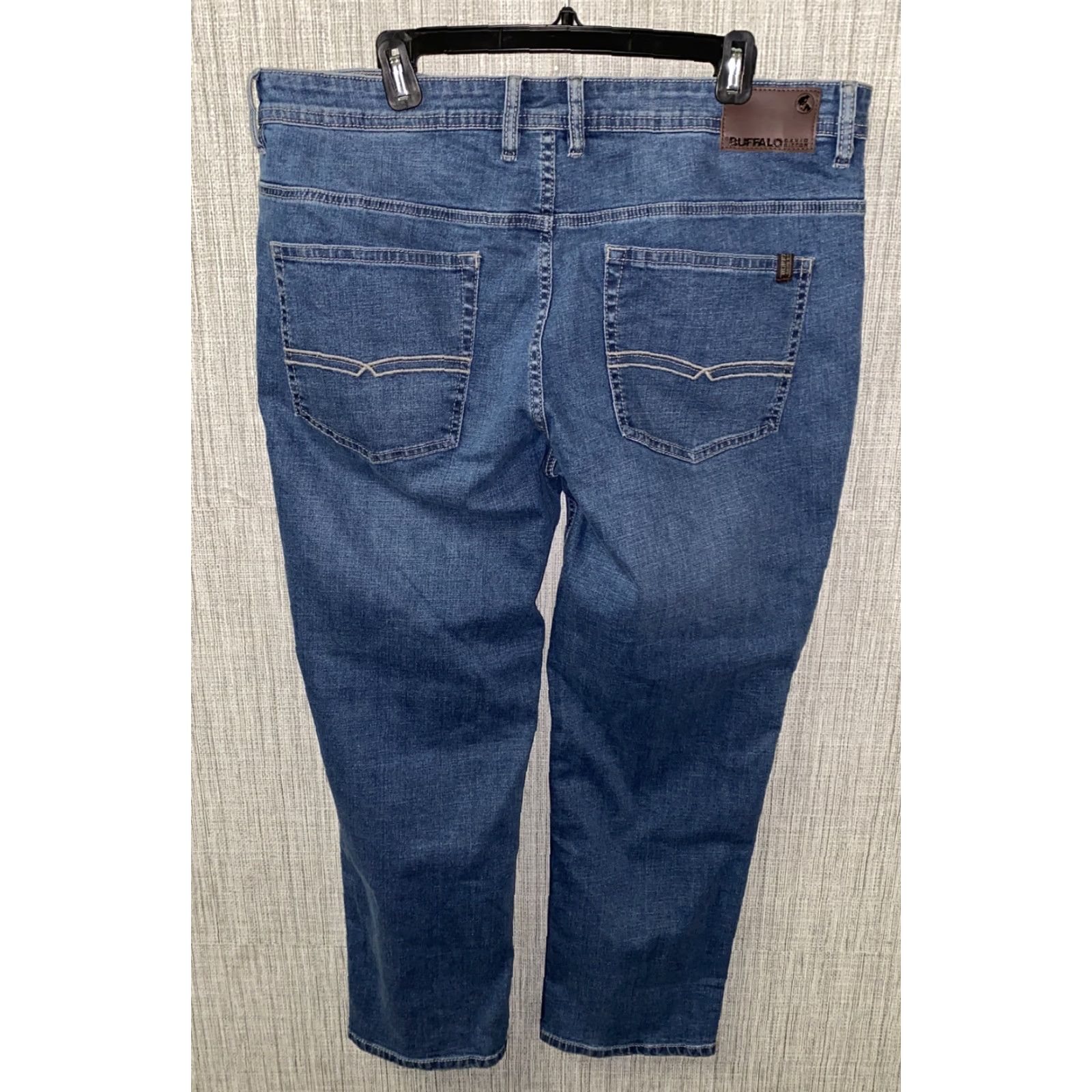Buffalo David Bitton Buffalo David Bitton Jeans Mens Blue Straight Stretch Denim Size 38 X 30 Regular Inseam 29 Jeans Size US 38 / EU 54 - 4 Thumbnail