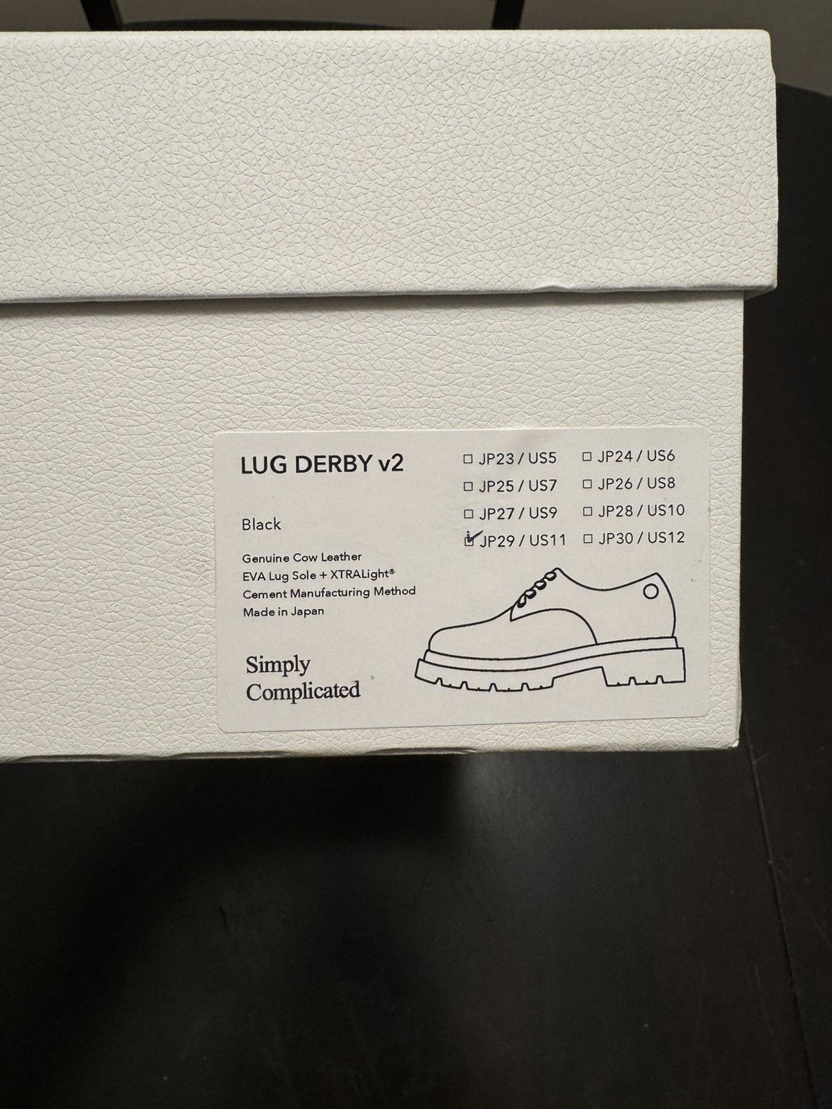 Japanese Brand Simply Complicated Lug Derby V2 | Grailed