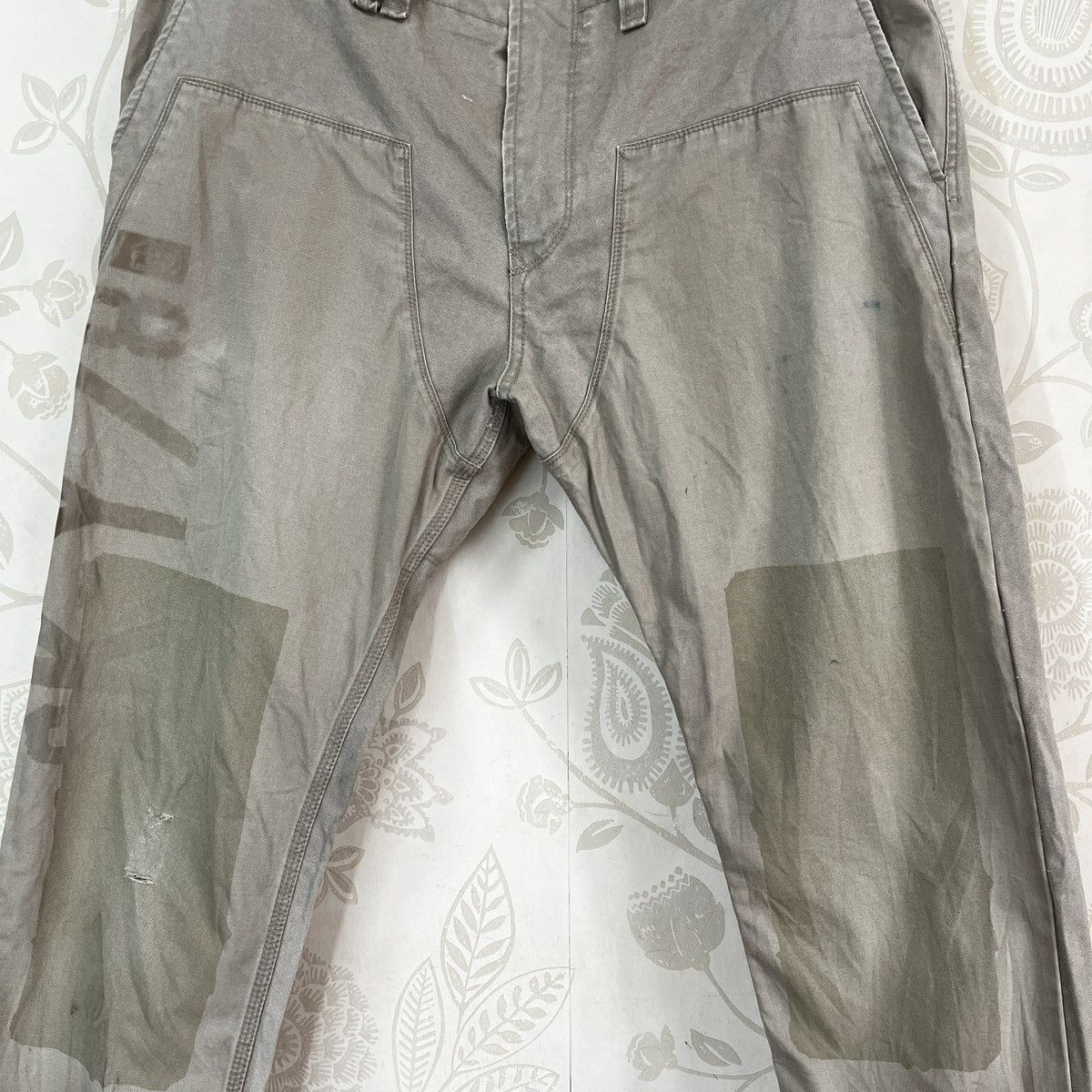 Diesel Diesel Black Printed Khaki Canvas Trousers Pants Size US 32 / EU 48 - 11 Thumbnail