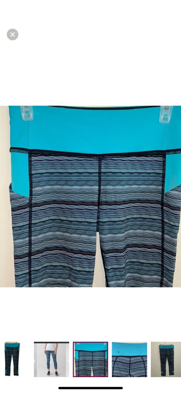 Lululemon Lululemon pace rival crop leggings size 6 Size 28" / US 6 / IT 42 - 2 Thumbnail