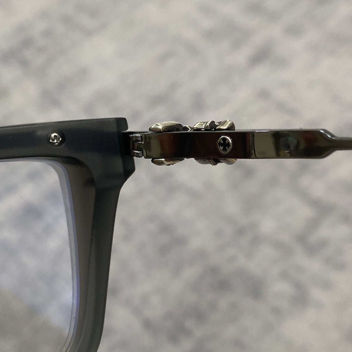 Chrome Hearts CHROME HEARTS TRYDIXAGAIN MATTE GREY GUNMETAL Size ONE SIZE - 5 Thumbnail