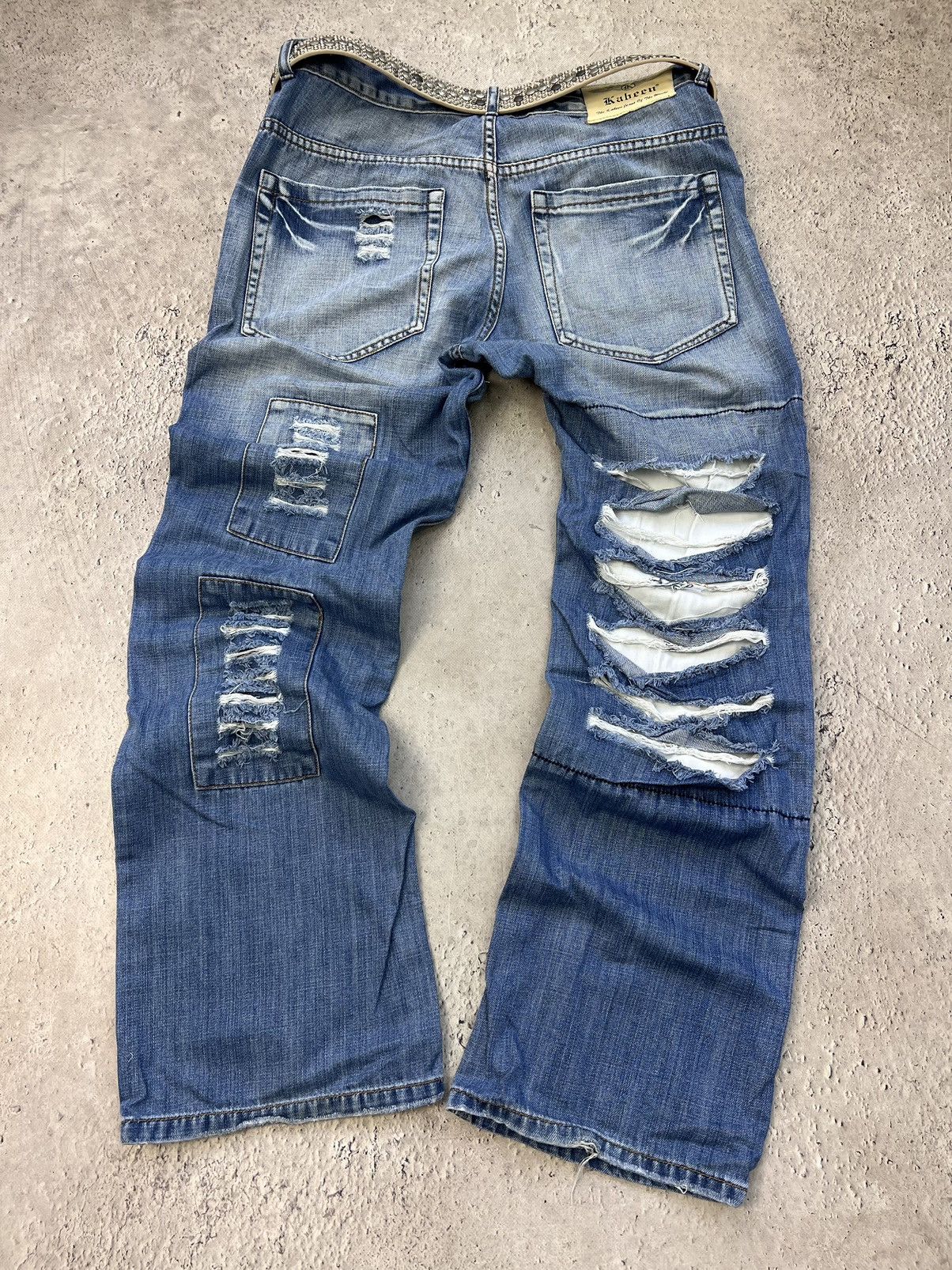 Hysteric Glamour × If Six Was Nine VTG Rick Owens Junya Watanabe Style Stone Washed Jeans Size US 32 / EU 48 - 8 Thumbnail