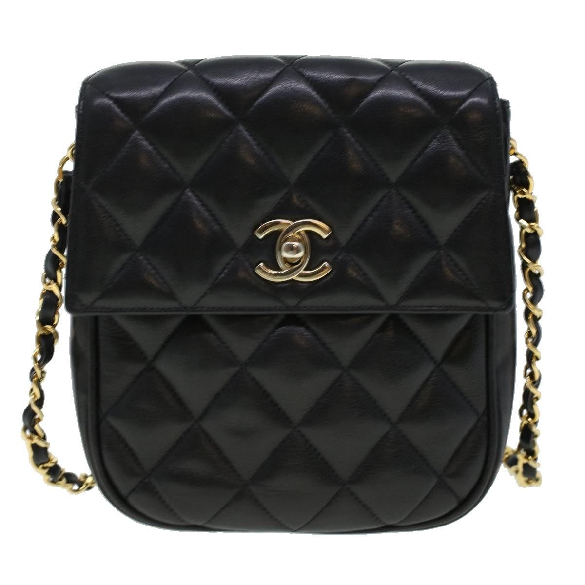 Chanel CHANEL Matelasse Turn Lock Chain Shoulder Bag Lamb Skin Size ONE SIZE - 13 Thumbnail