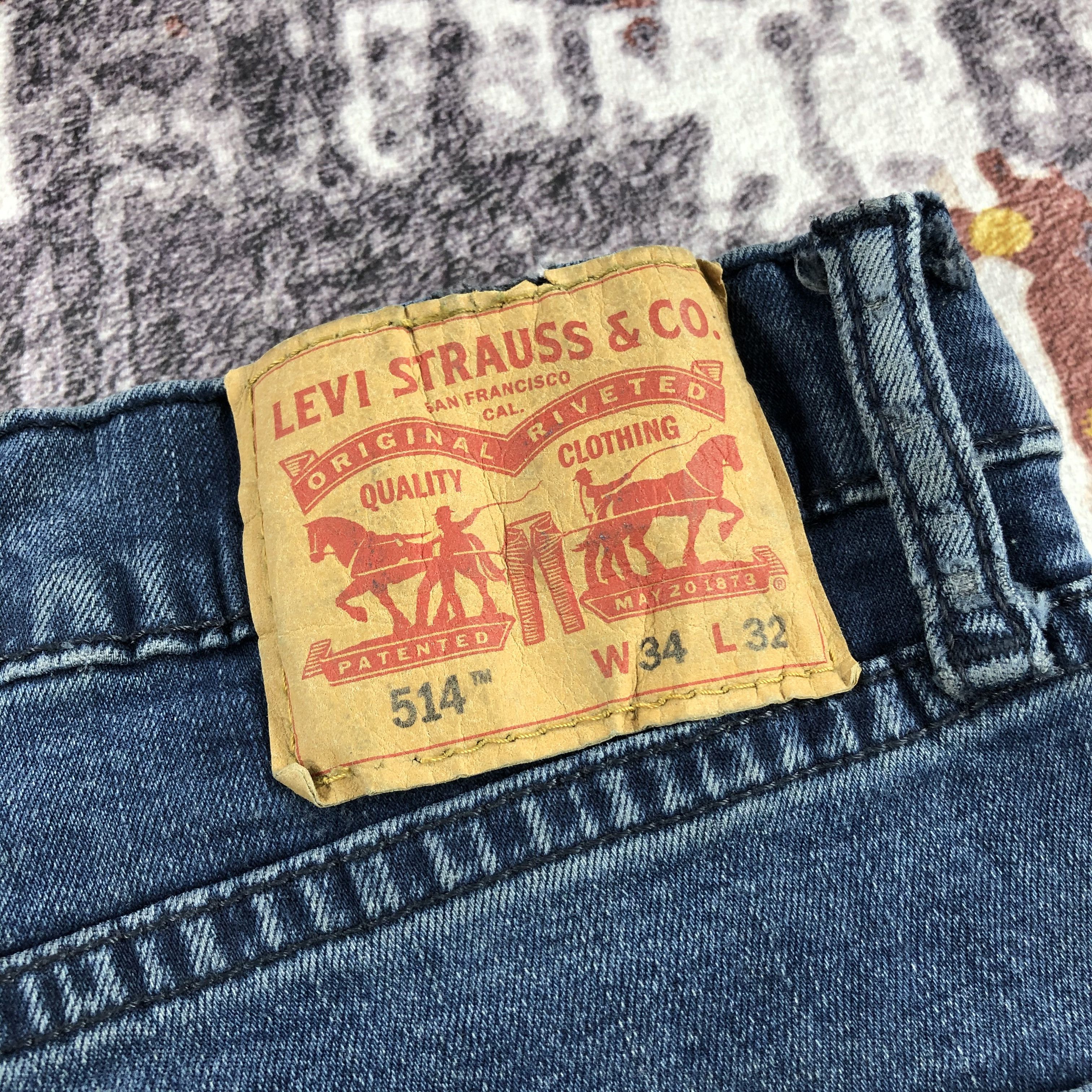 Levi's × Vintage Vintage Blue Wash Levis 514 Jeans-JM2690 Size US 33 - 6 Thumbnail