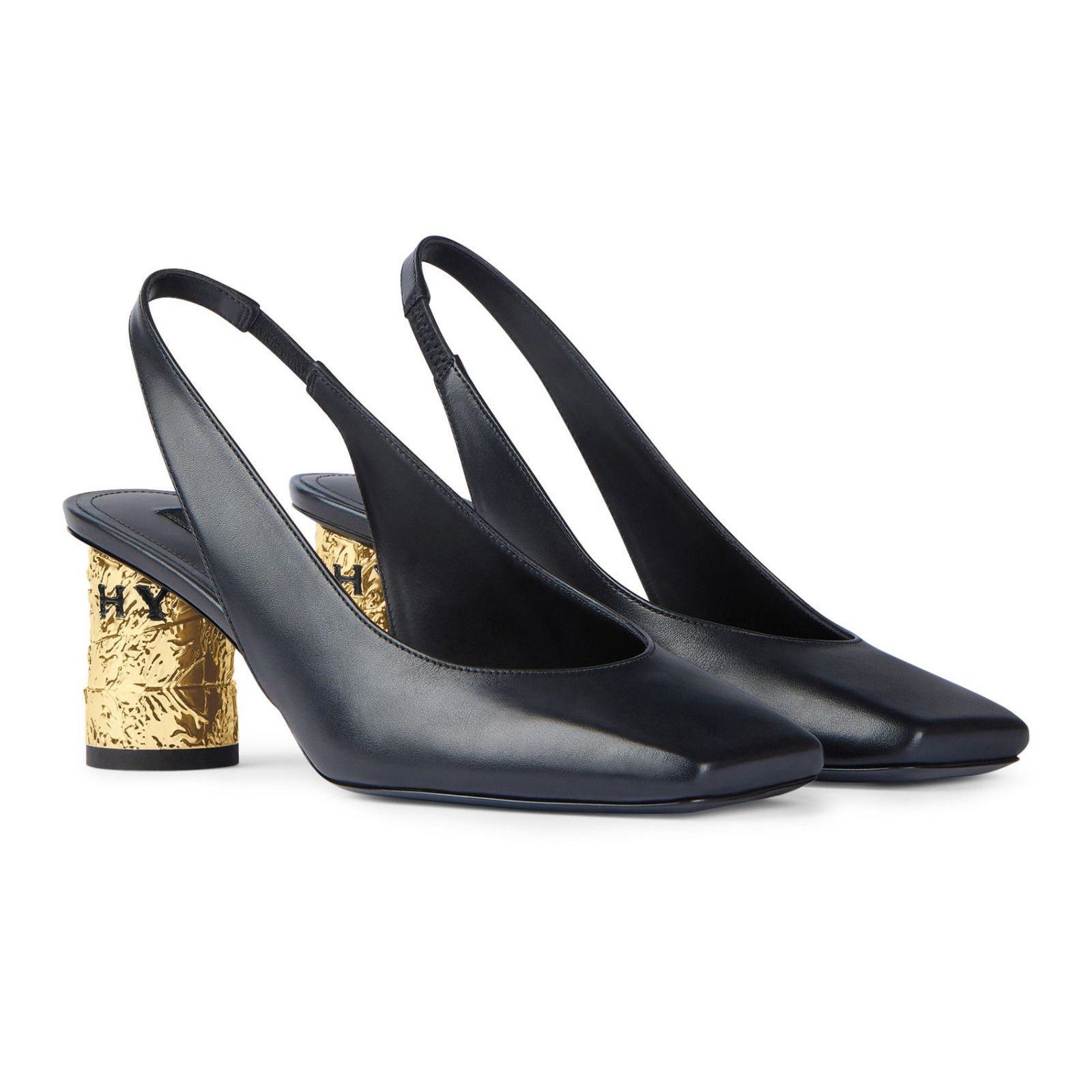 Givenchy GIVENCHY Black 65mm Tape Pumps New & Authentic (Women's size Size US 7 / IT 37 - 2 Thumbnail