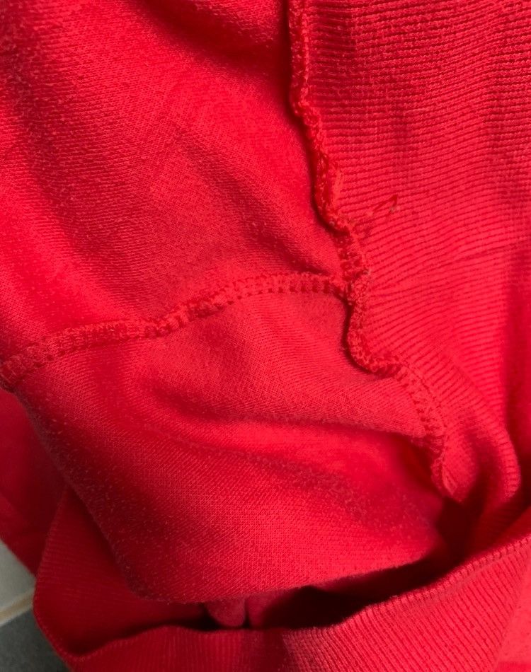 Fendi 🔥HOT🔥 FENDI EMBROIDERED LOGO RED HOODIE VERY RARE Size US L / EU 52-54 / 3 - 5 Thumbnail