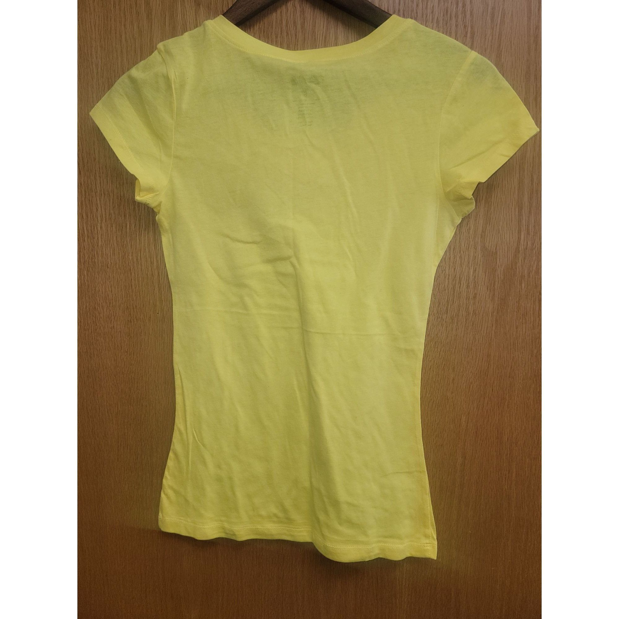 Other Yellow V-Neck Short Sleeve T-Shirt Womens Small By Blue Velv Size S / US 4 / IT 40 - 3 Thumbnail