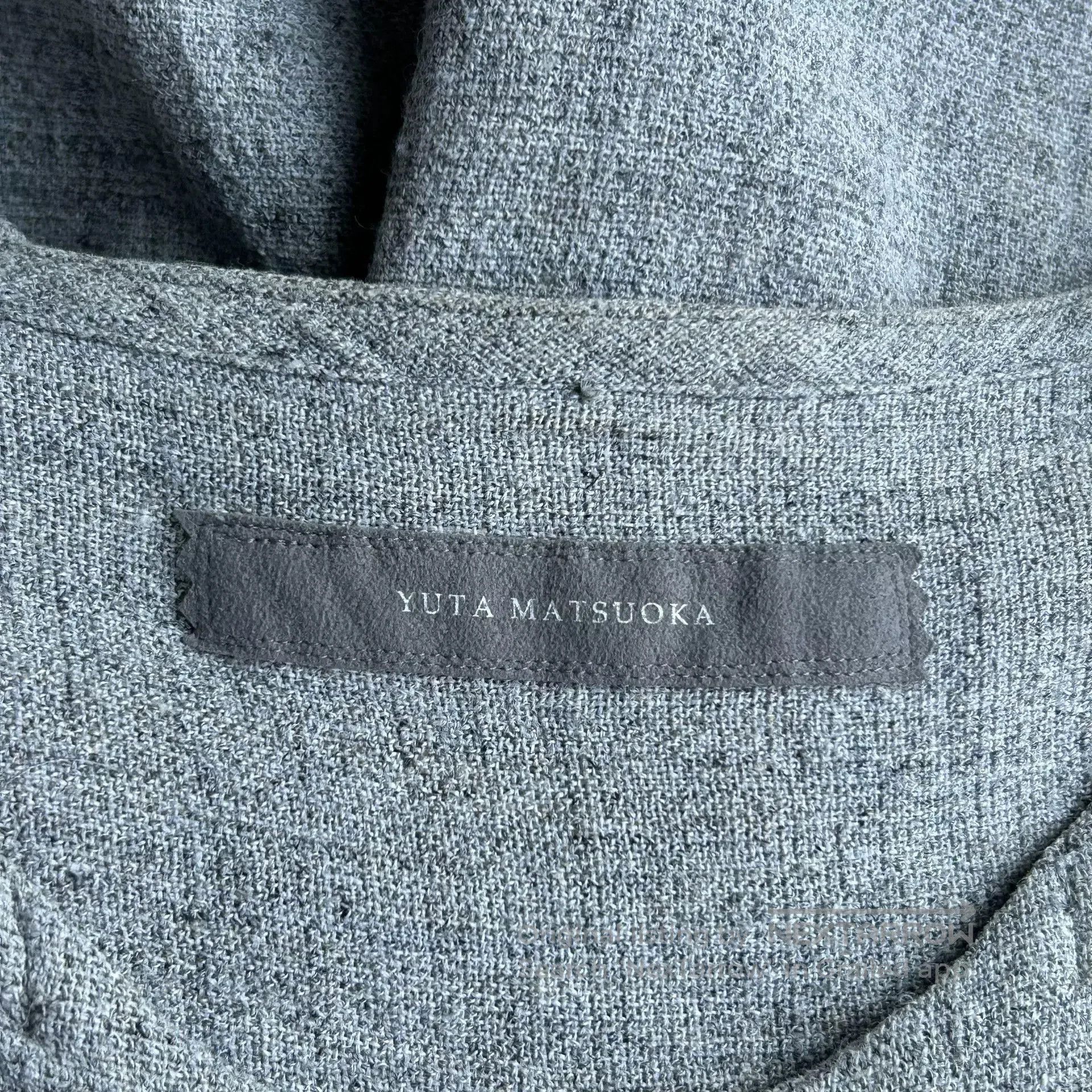 Japanese Brand gray linen button. Size US S / EU 44-46 / 1 - 7 Thumbnail
