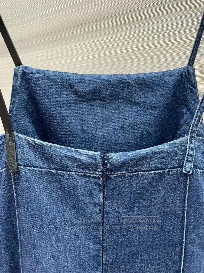 Loewe Loewe Size 36 Denim Slip Dress. Size US S / EU 44-46 / 1 - 5 Thumbnail