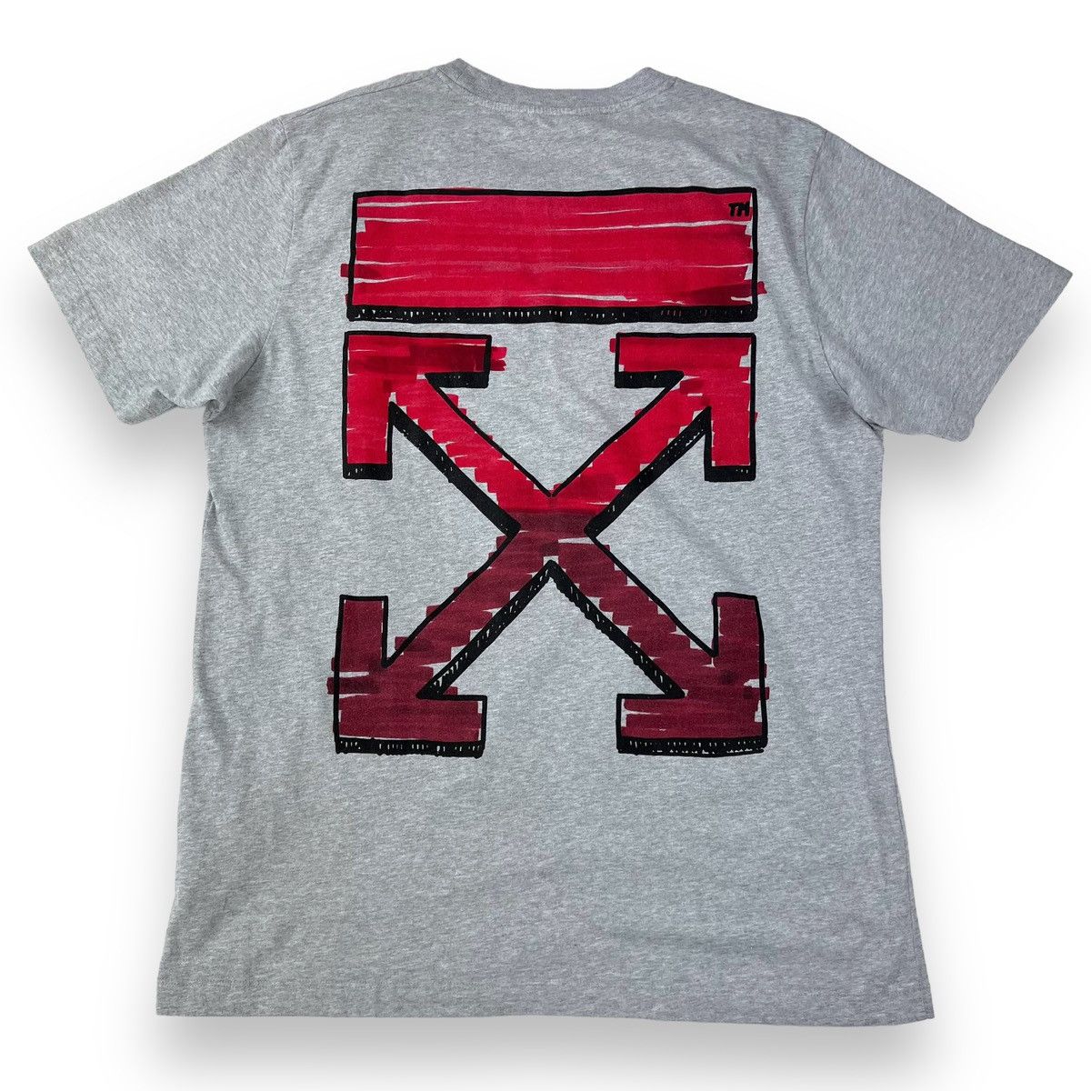 Off-White Off-White Marker Arrows Grey T Shirt Size US L / EU 52-54 / 3 - 3 Thumbnail