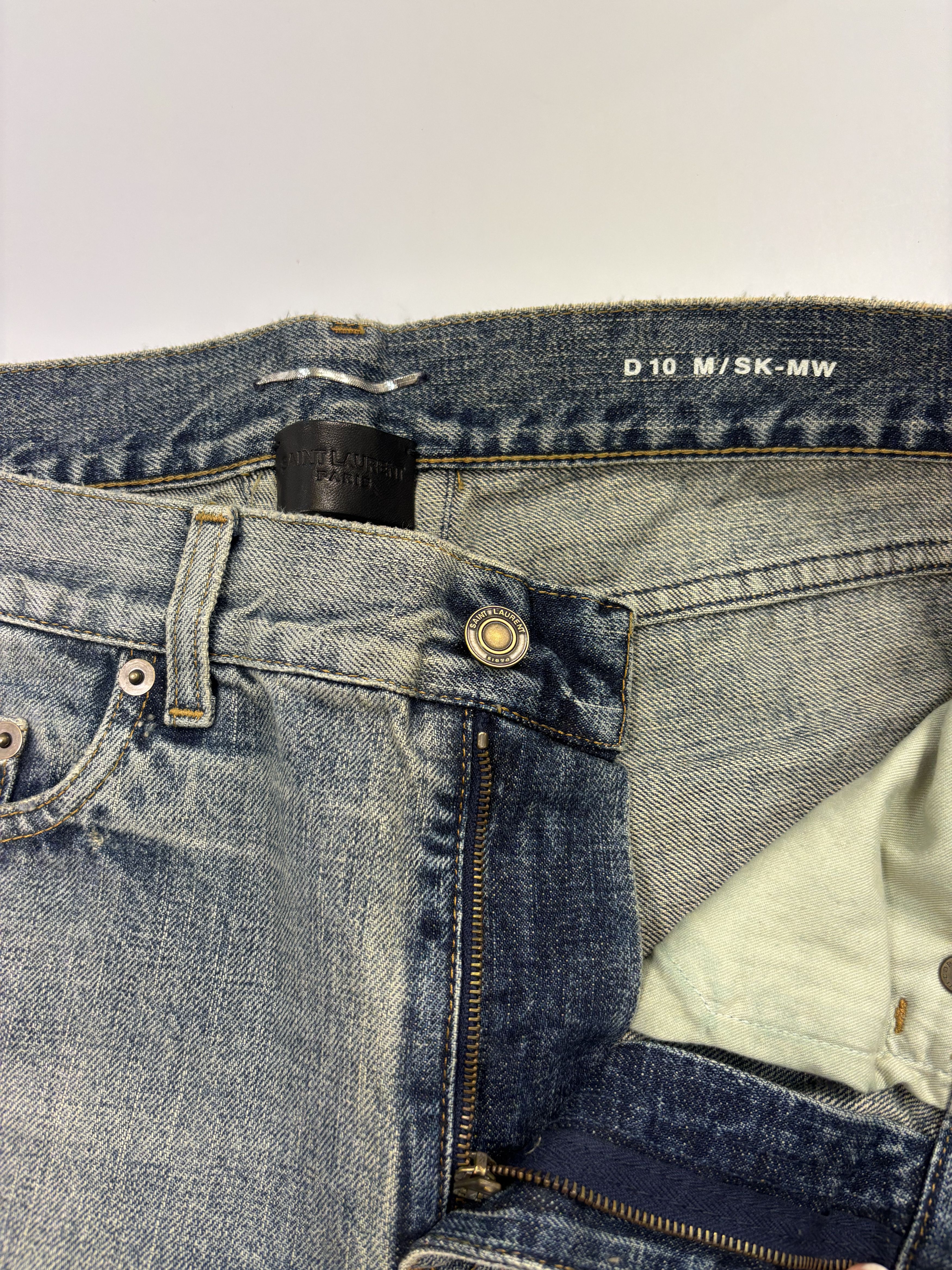 Saint Laurent Paris Saint Laurent Distressed Jeans Size US 32 / EU 48 - 2 Thumbnail