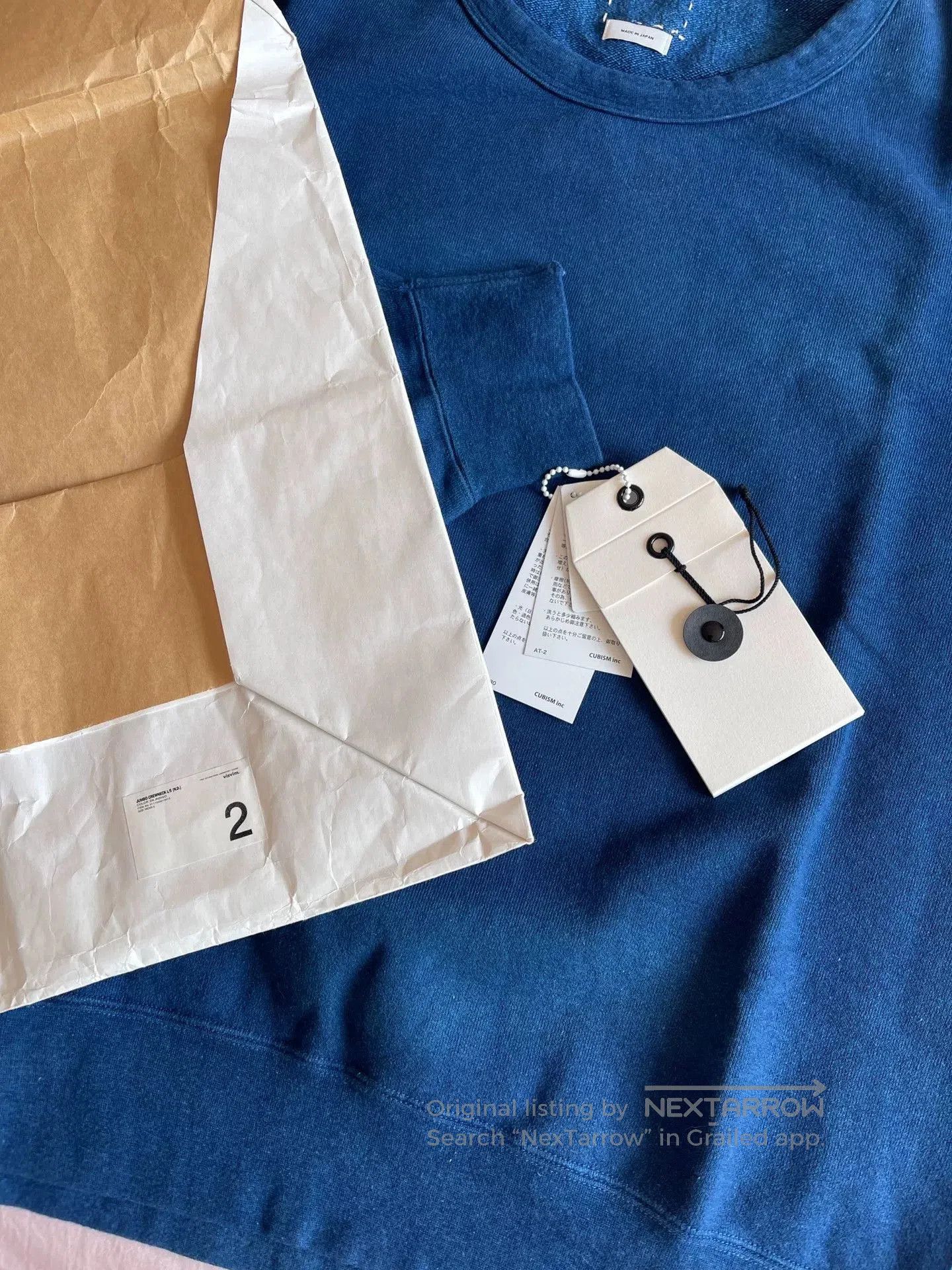 Visvim visvim jumbo indigo sweatshirt. Size US M / EU 48-50 / 2 - 5 Thumbnail
