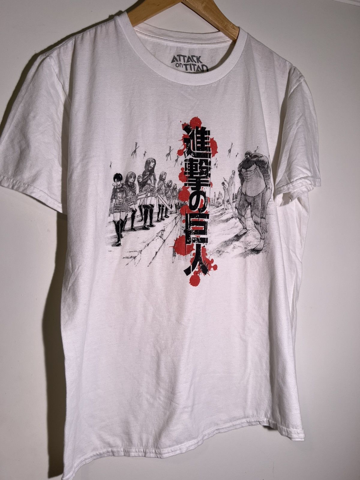 AOT Attack On Titan Anime Show Streetwear Graphic Design Tee
