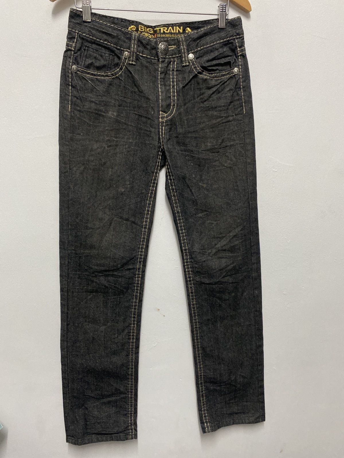 Japanese Brand Big Train Japanese Denim Jeans Heavy Stitch Style Size US 32 / EU 48 - 1 Thumbnail