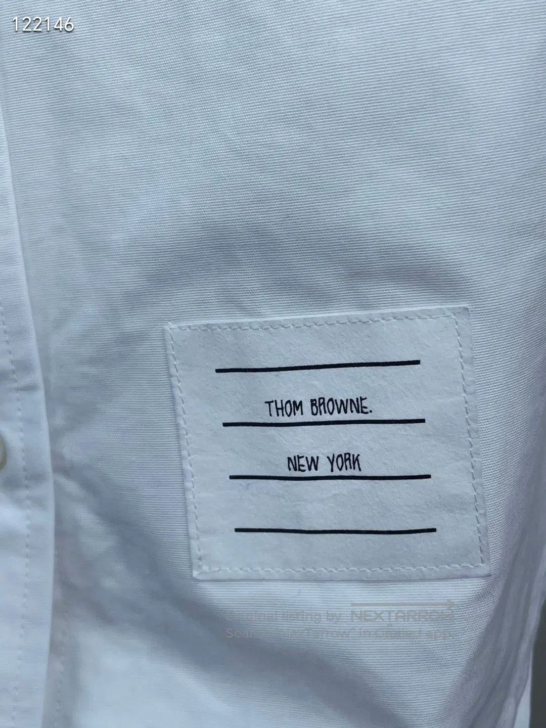 Thom Browne Thom Browne TB White Slim Shirt. Size US M / EU 48-50 / 2 - 5 Thumbnail
