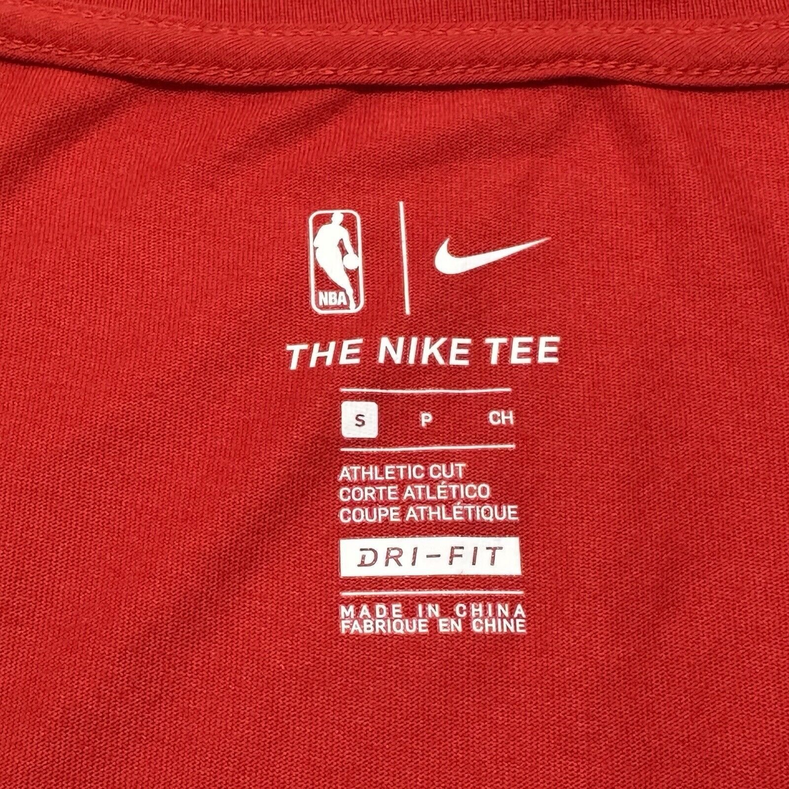 Nike Nike NBA Atlanta Hawks Small Red Scoop Neck Graphic T Shirt Size S / US 4 / IT 40 - 3 Thumbnail