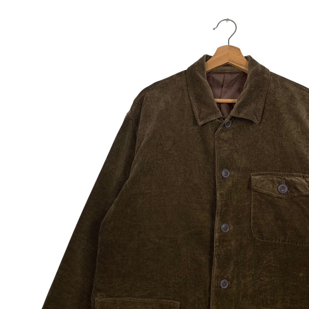 Japanese Brand CROCODILE Three Pocket Casual Corduroy Jacket #2414-C108 Size US L / EU 52-54 / 3 - 3 Thumbnail