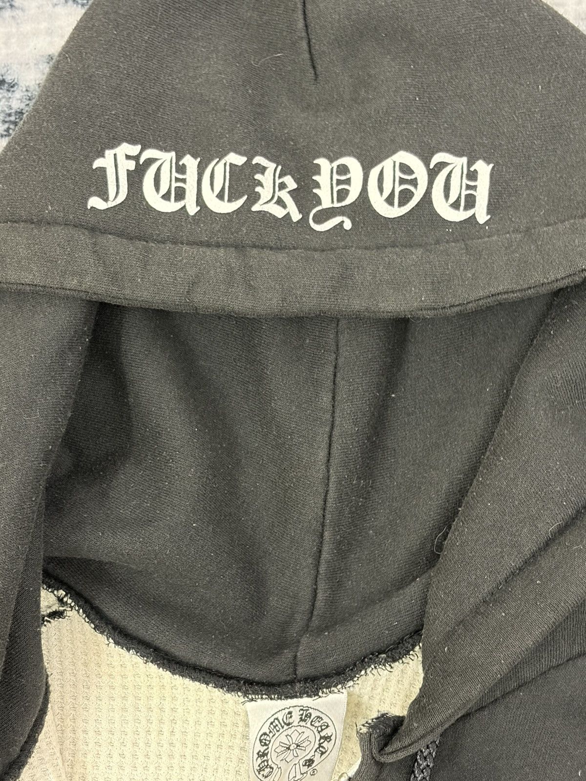 Chrome Hearts Chrome Hearts Vintage “Fuck You” Thermal Zip Up Size US S / EU 44-46 / 1 - 4 Thumbnail
