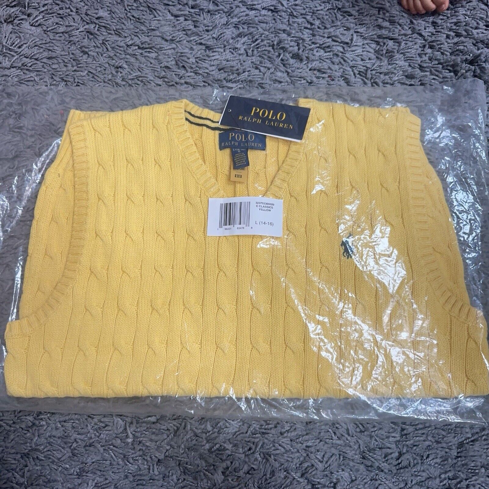 Polo Ralph Lauren New Polo Ralph Lauren Cotton Sweater Vest Big kids 8-20 L Size L / US 10 / IT 46 - 4 Thumbnail