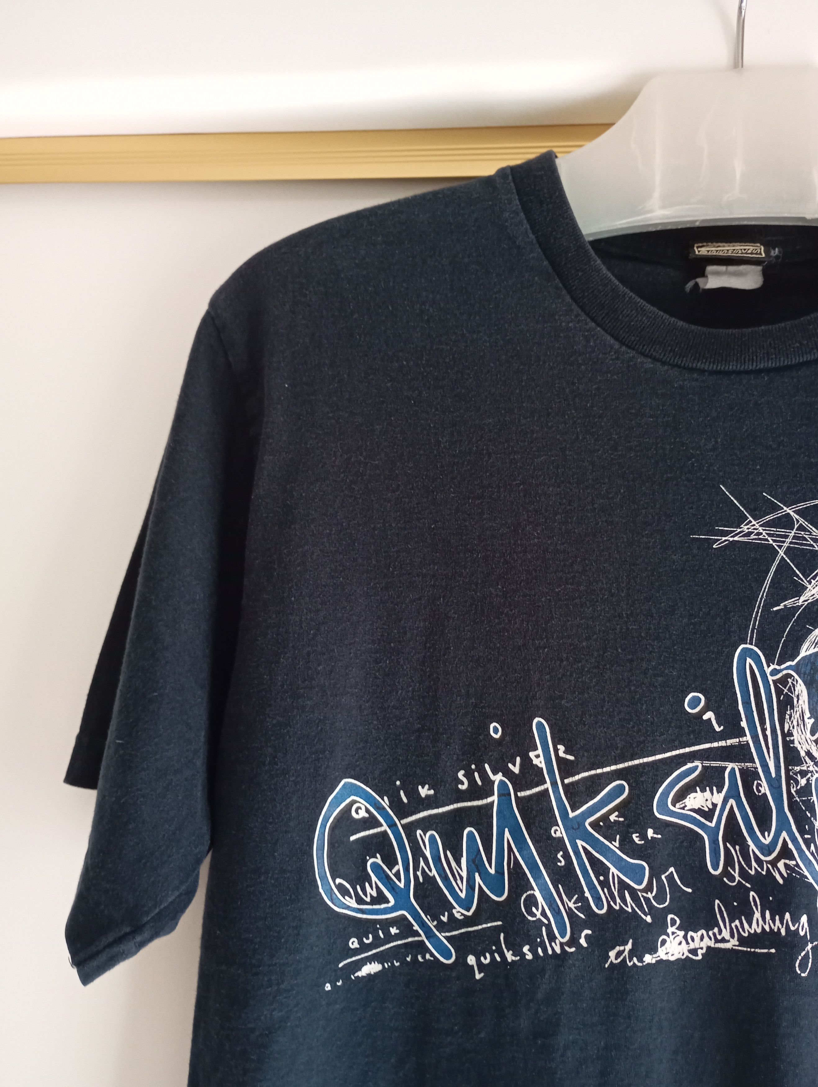 Quiksilver Vintage 90s Quiksilver Big Logo Tshirt Size US XL / EU 56 / 4 - 4 Thumbnail