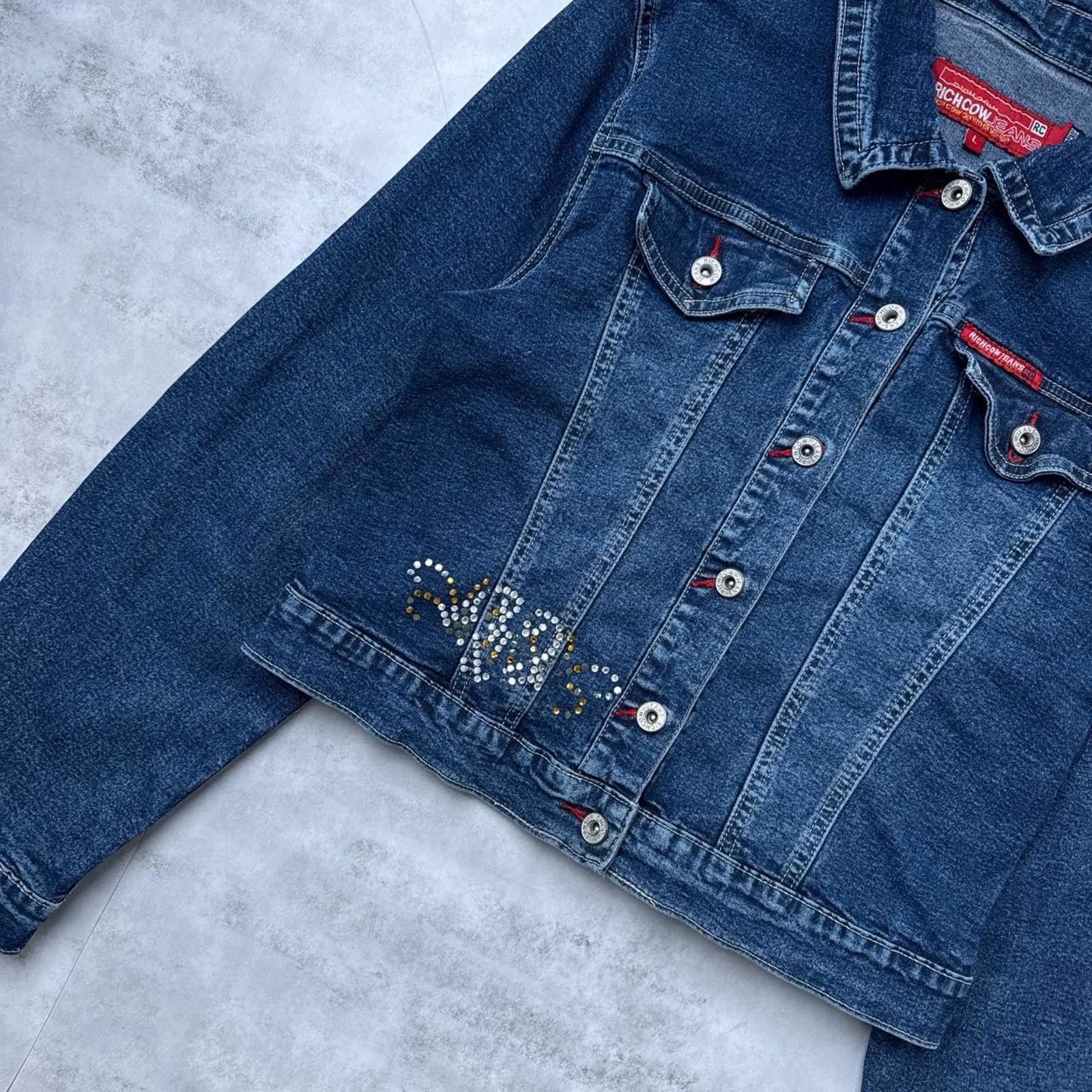 Other Y2K Richcow Jeans Denim 00s Jacket Size L / US 10 / IT 46 - 7 Thumbnail