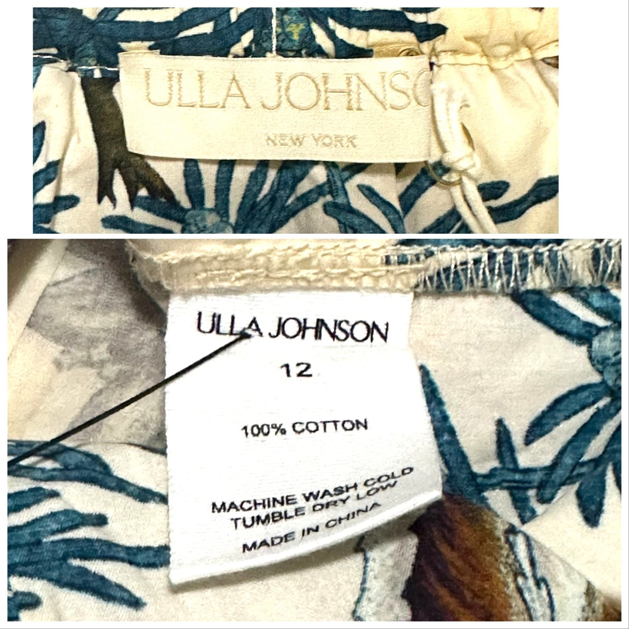 Ulla Johnson Ulla Johnson Fernanda Cotton Midi Skirt In Wildflower, Size Size 34" / US 12 / IT 48 - 4 Thumbnail