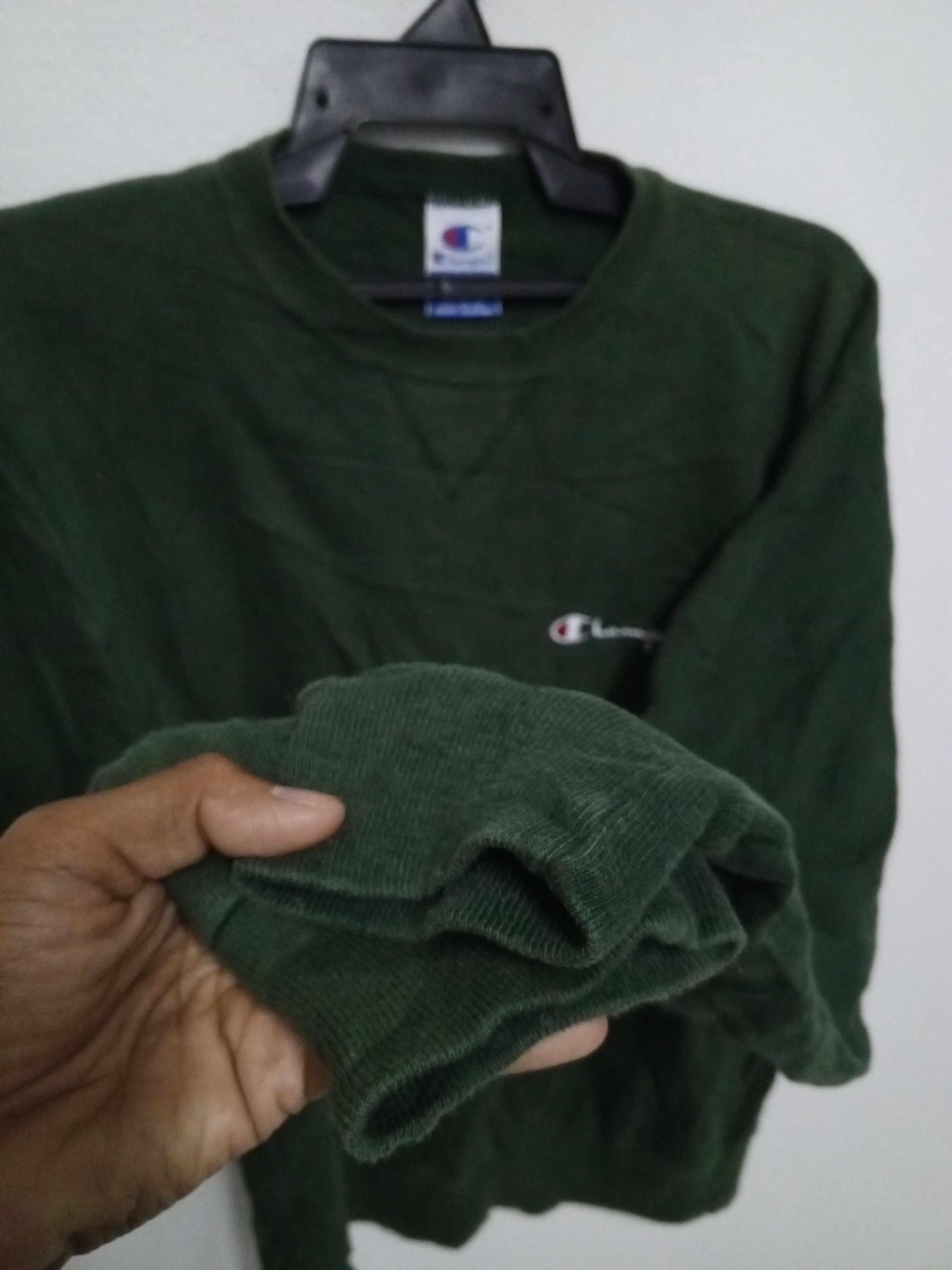 Champion { 90s vintage} champion green sweatshirt Size US XL / EU 56 / 4 - 6 Thumbnail