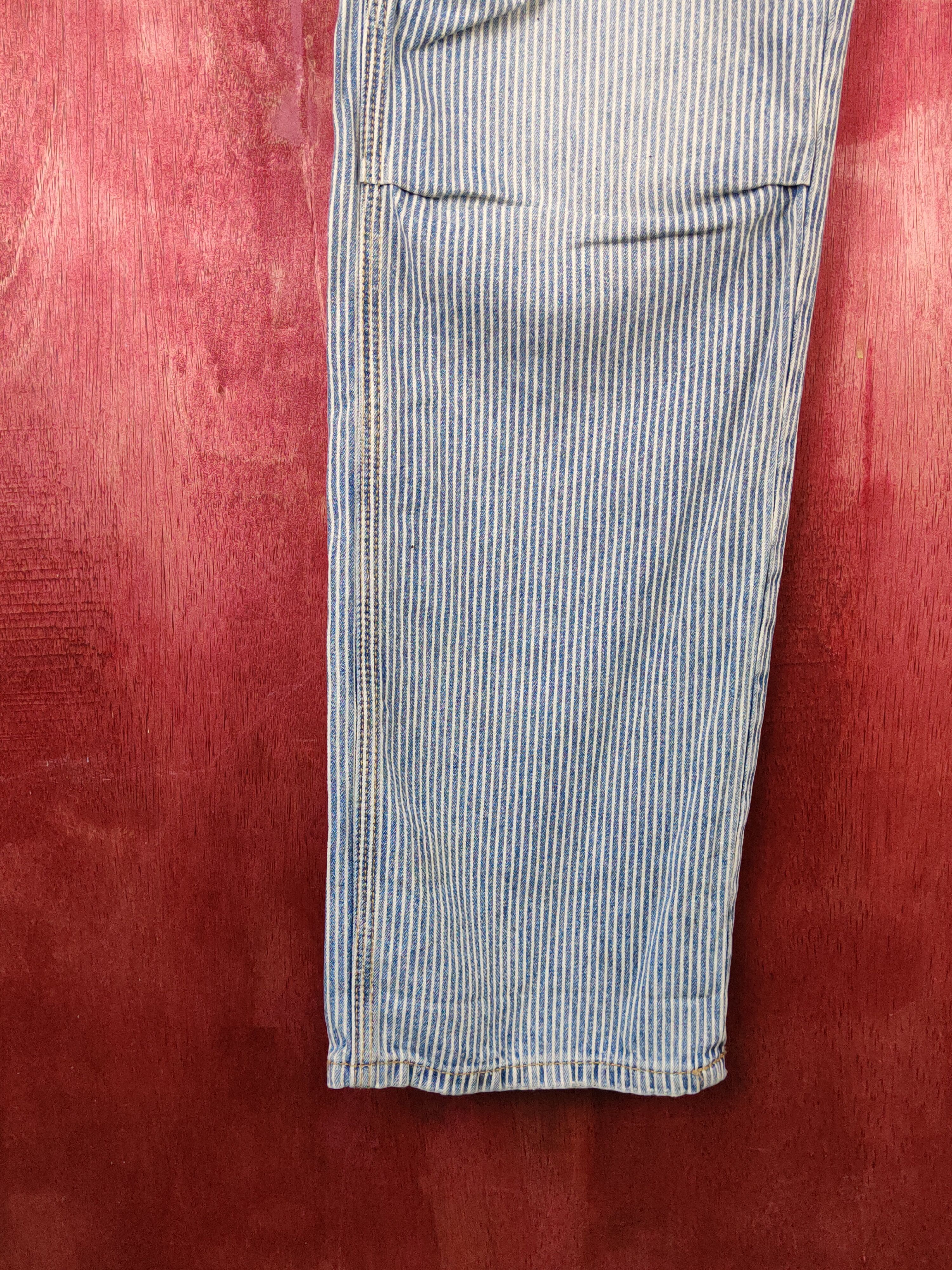 Japanese Brand As know as stripe Blue Faded Distressed Ripped Jeans #S2223 Size US 31 - 4 Thumbnail