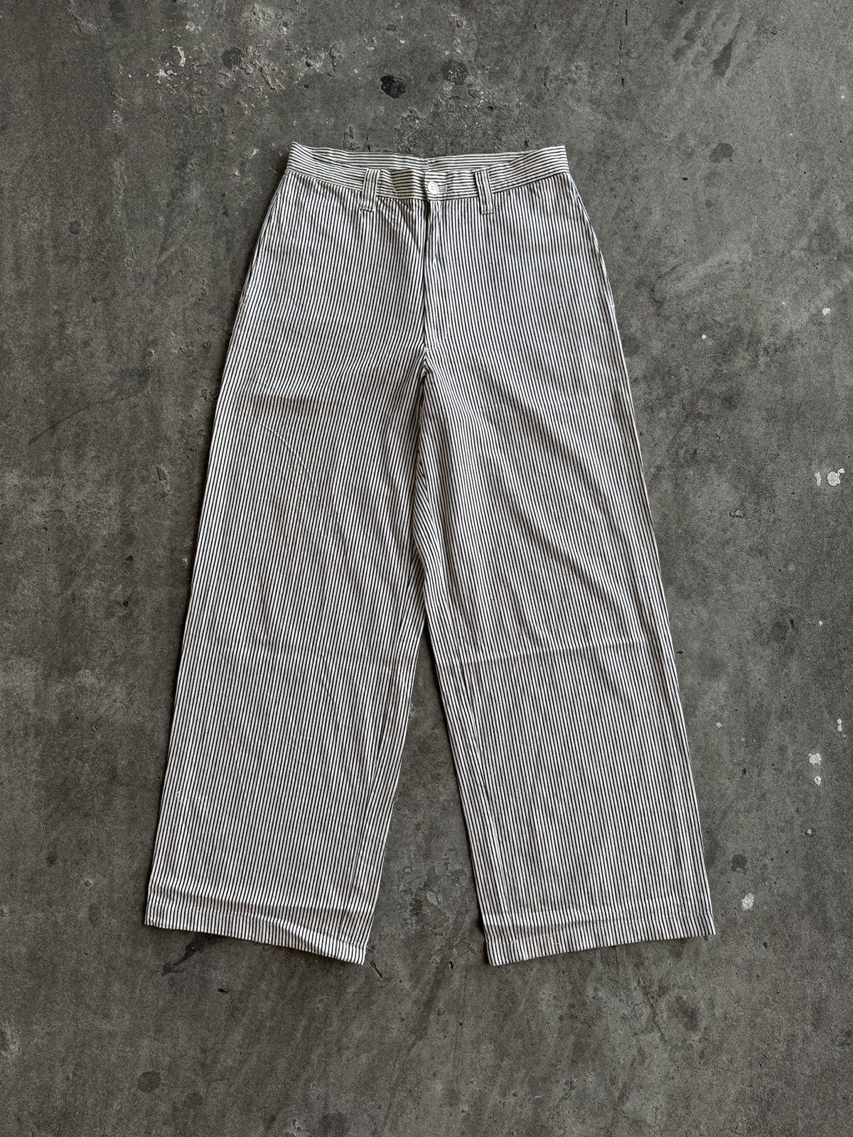 Japanese Brand Vintage Junmen Japan Wide Leg Pants Size US 31 - 3 Thumbnail