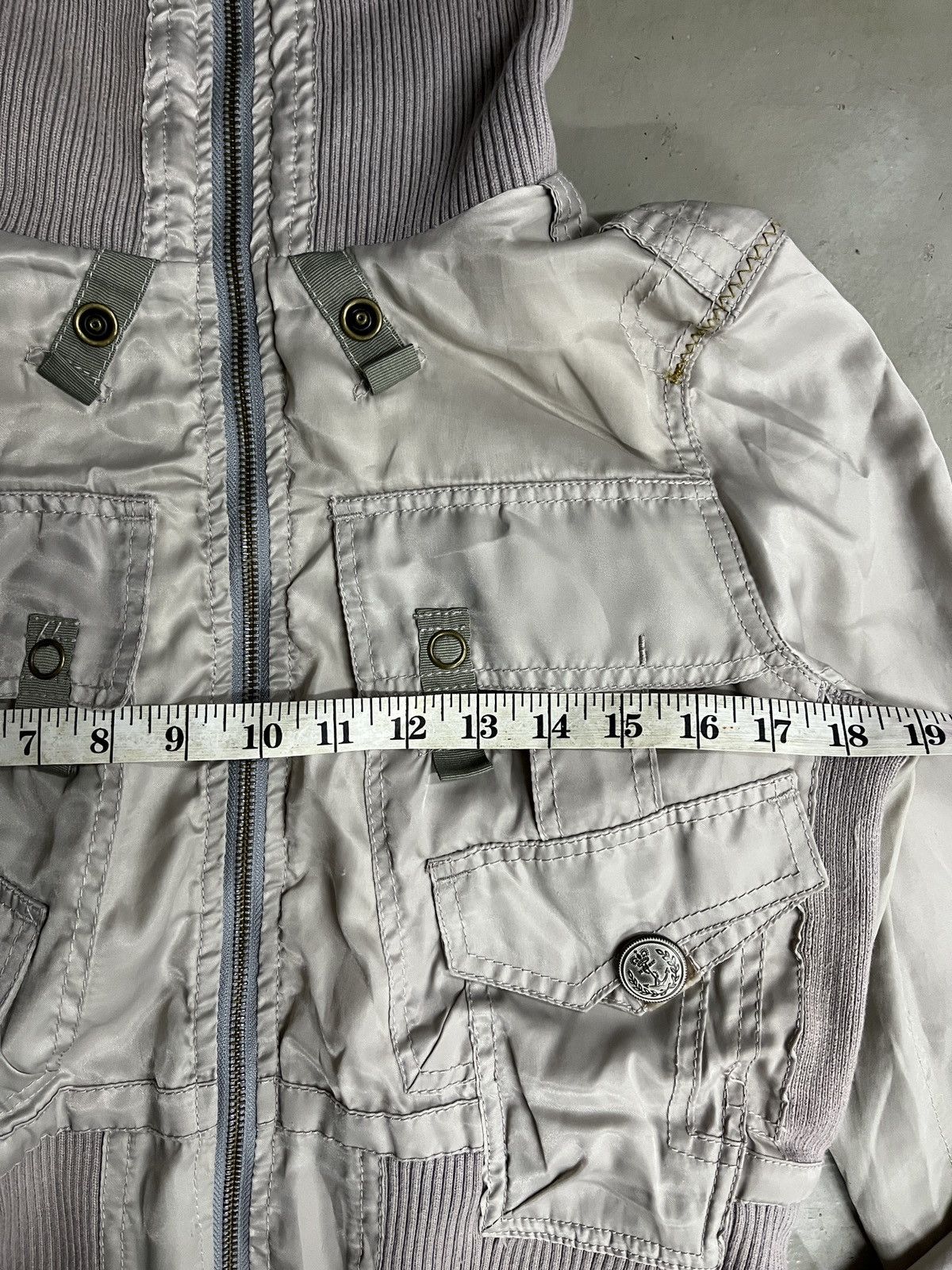 GOA 2000's Bono Vkei Nylon Jeansmith Tactical Bomber Jacket Size US S / EU 44-46 / 1 - 7 Thumbnail