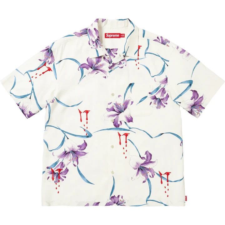 Supreme Supreme AOI Lilies S/S Shirt White Size Medium Size US M / EU 48-50 / 2 - 1 Thumbnail