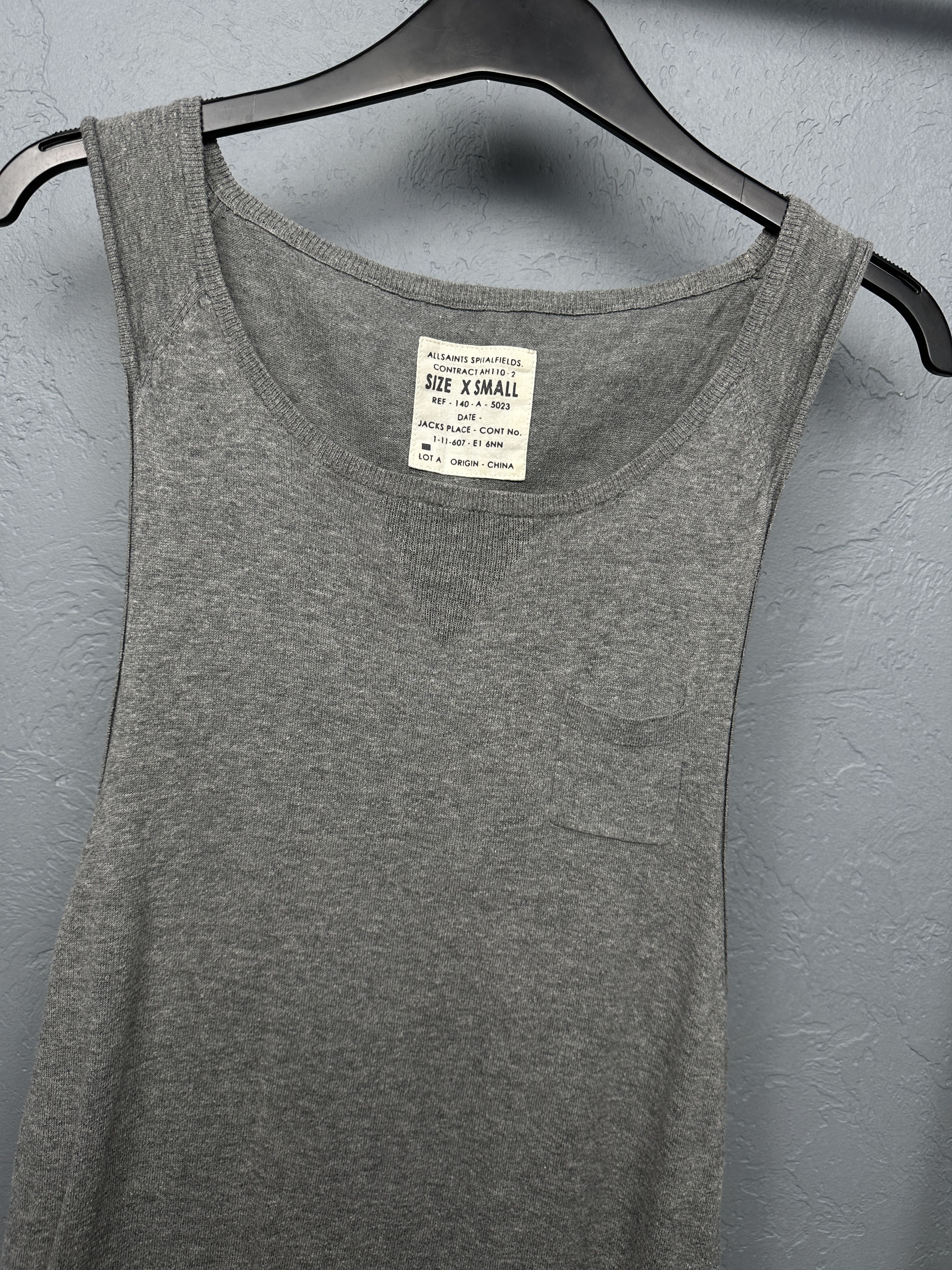 Allsaints Allsaints Mens Clinch Vest Tank Top Sleeveless T-Shirt Size US XS / EU 42 / 0 - 2 Thumbnail