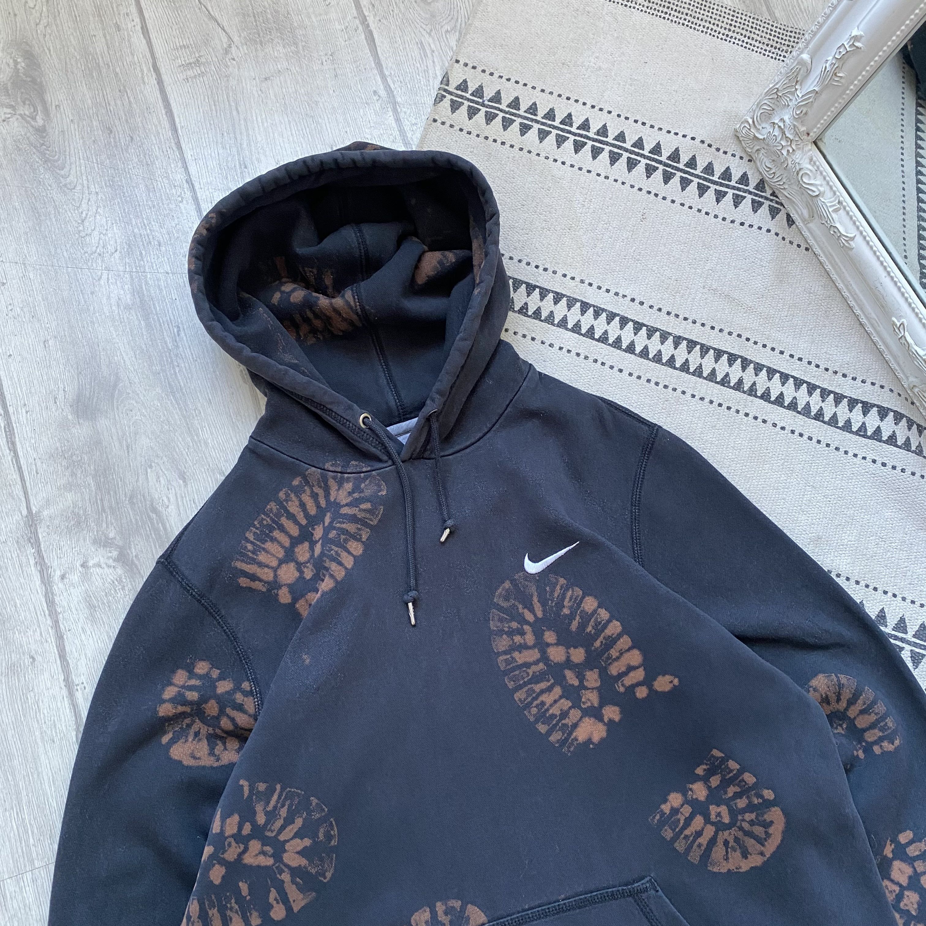 Nike 🥾 Vintage 00s Nike hoodie Custom Y2K Size US M / EU 48-50 / 2 - 2 Thumbnail