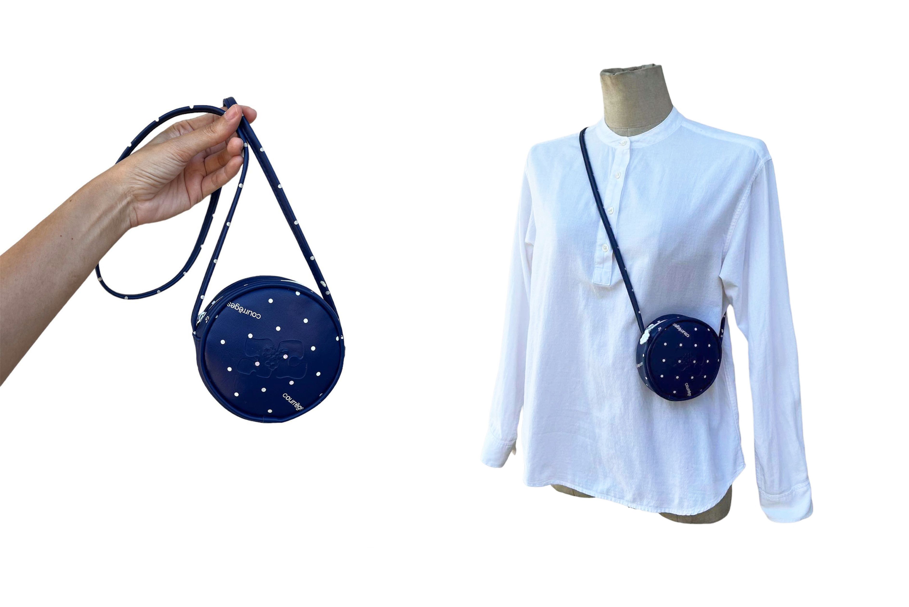 Courreges Mini Size COURRÈGES round shaped neck bag // crossbody bag Size ONE SIZE - 2 Thumbnail