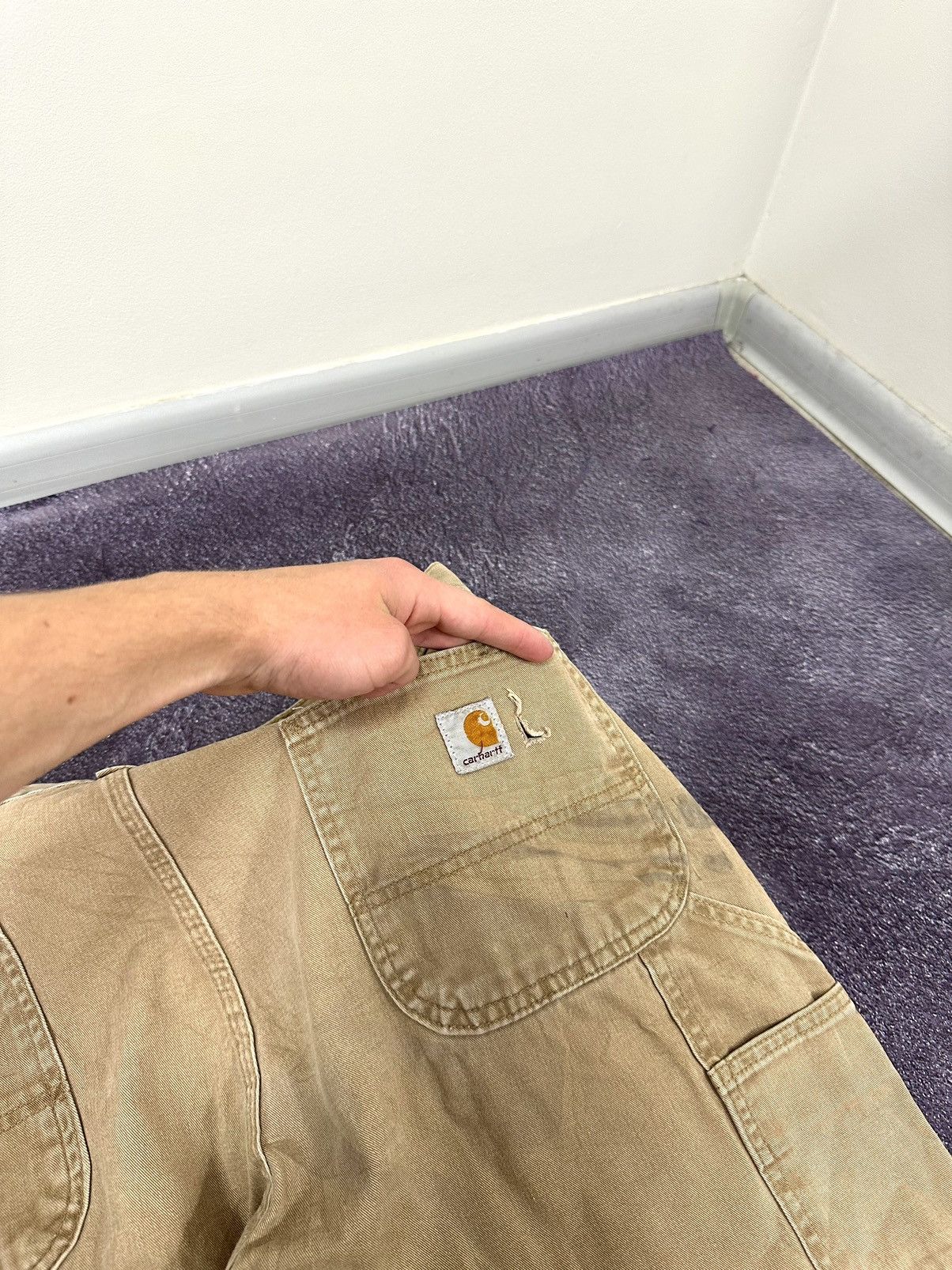 Carhartt Vintage Carhartt USA Cargo Carpenter Opium Baggy Work Pants Size US 38 / EU 54 - 7 Thumbnail