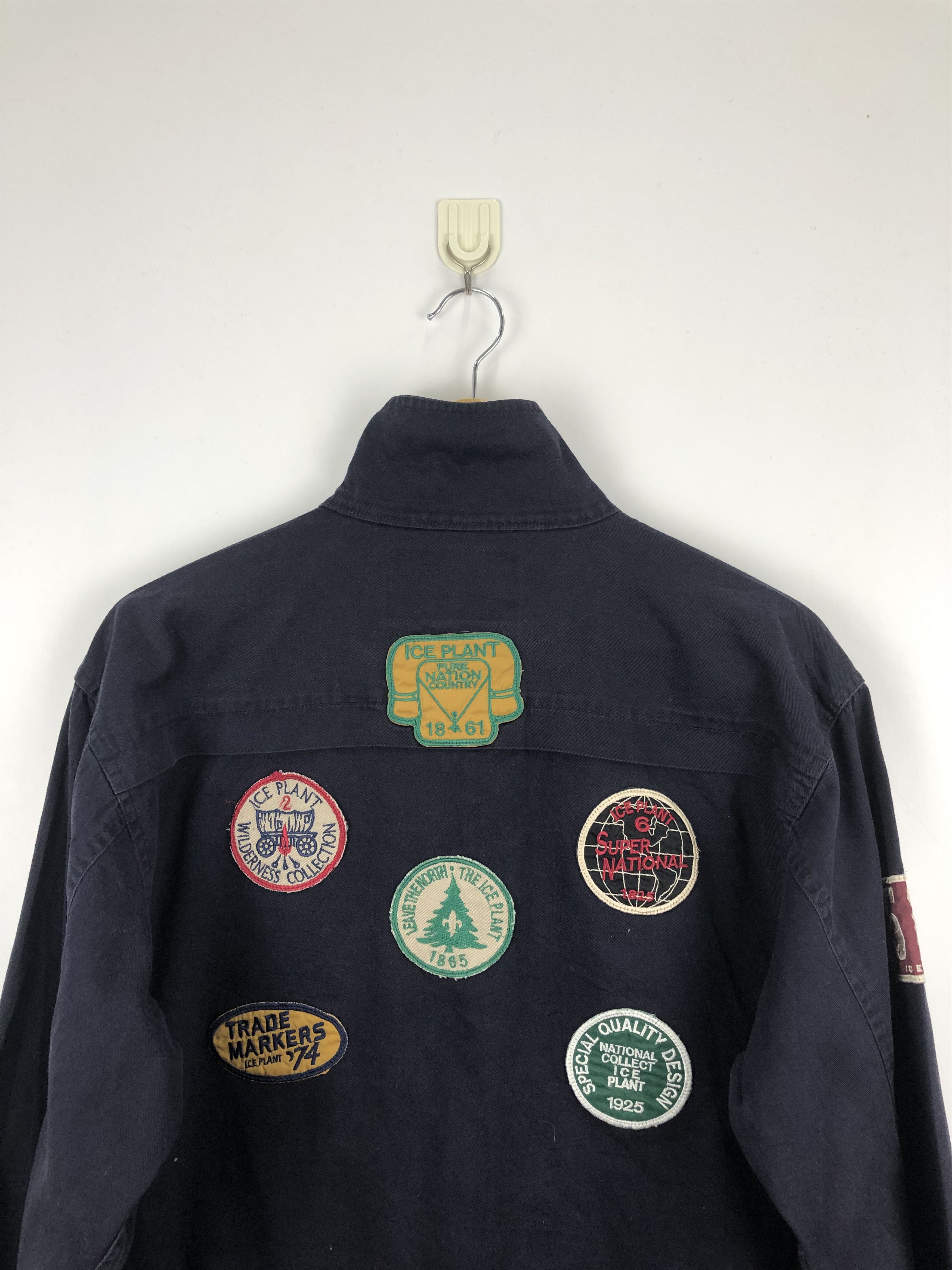 Vintage Vintage Great Britain Bomber Jacket Full Patches J0743 Size US M / EU 48-50 / 2 - 4 Thumbnail