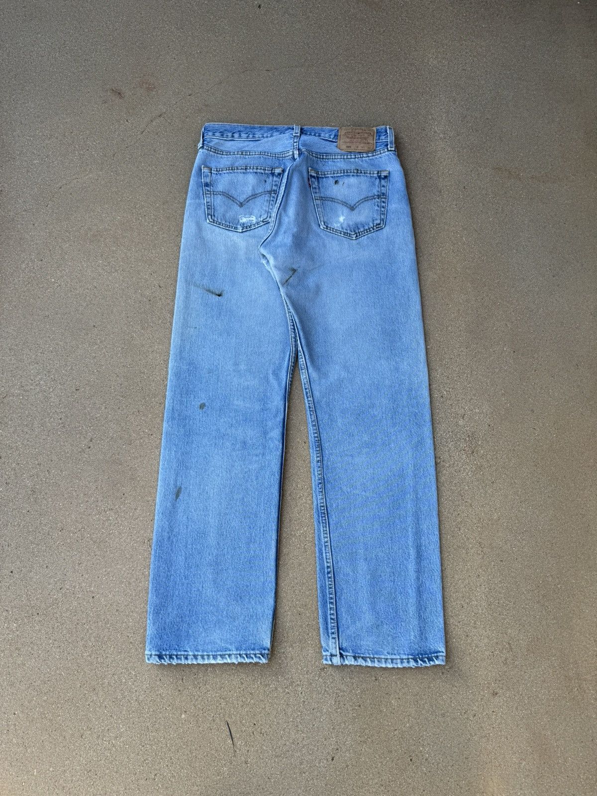 Levi's Vintage 90s Levis 501xx Buttonfly Straight Denim Jeans 32x30 Size US 32 / EU 48 - 2 Thumbnail