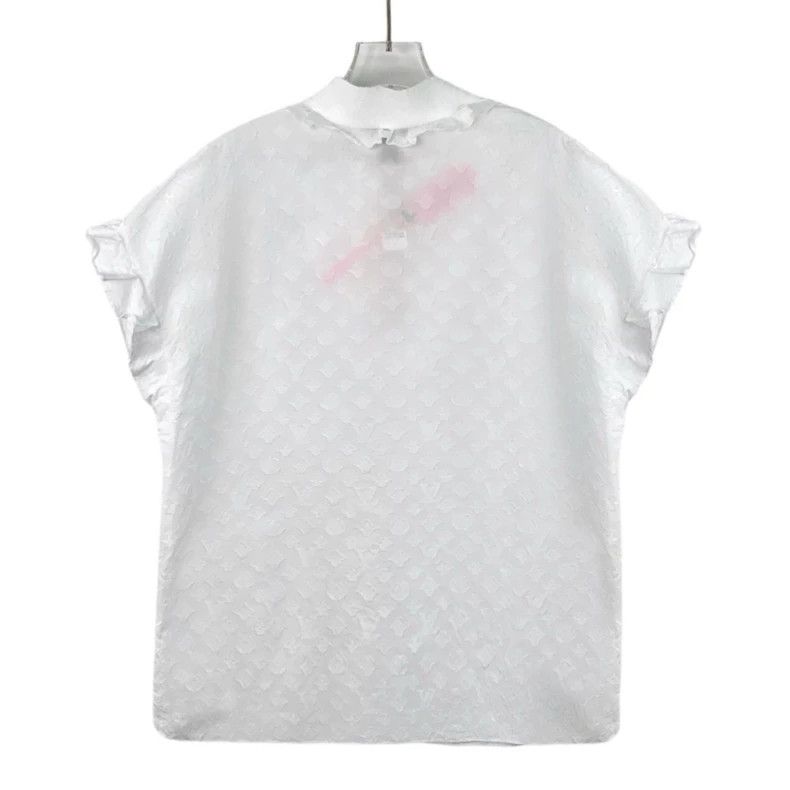 Louis Vuitton Louis Vuitton Cotton sleeveless shirt with full jacquard w Size S / US 4 / IT 40 - 2 Thumbnail