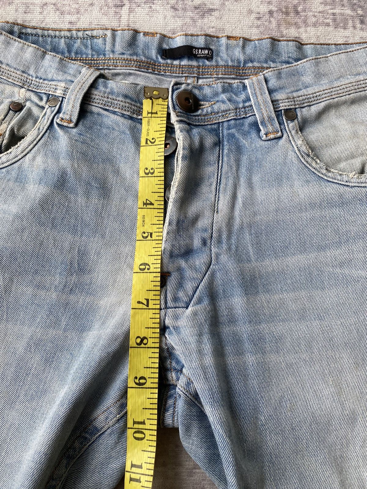 G-Star G Star Raw 3301 Distressed Denim Size US 32 / EU 48 - 15 Thumbnail