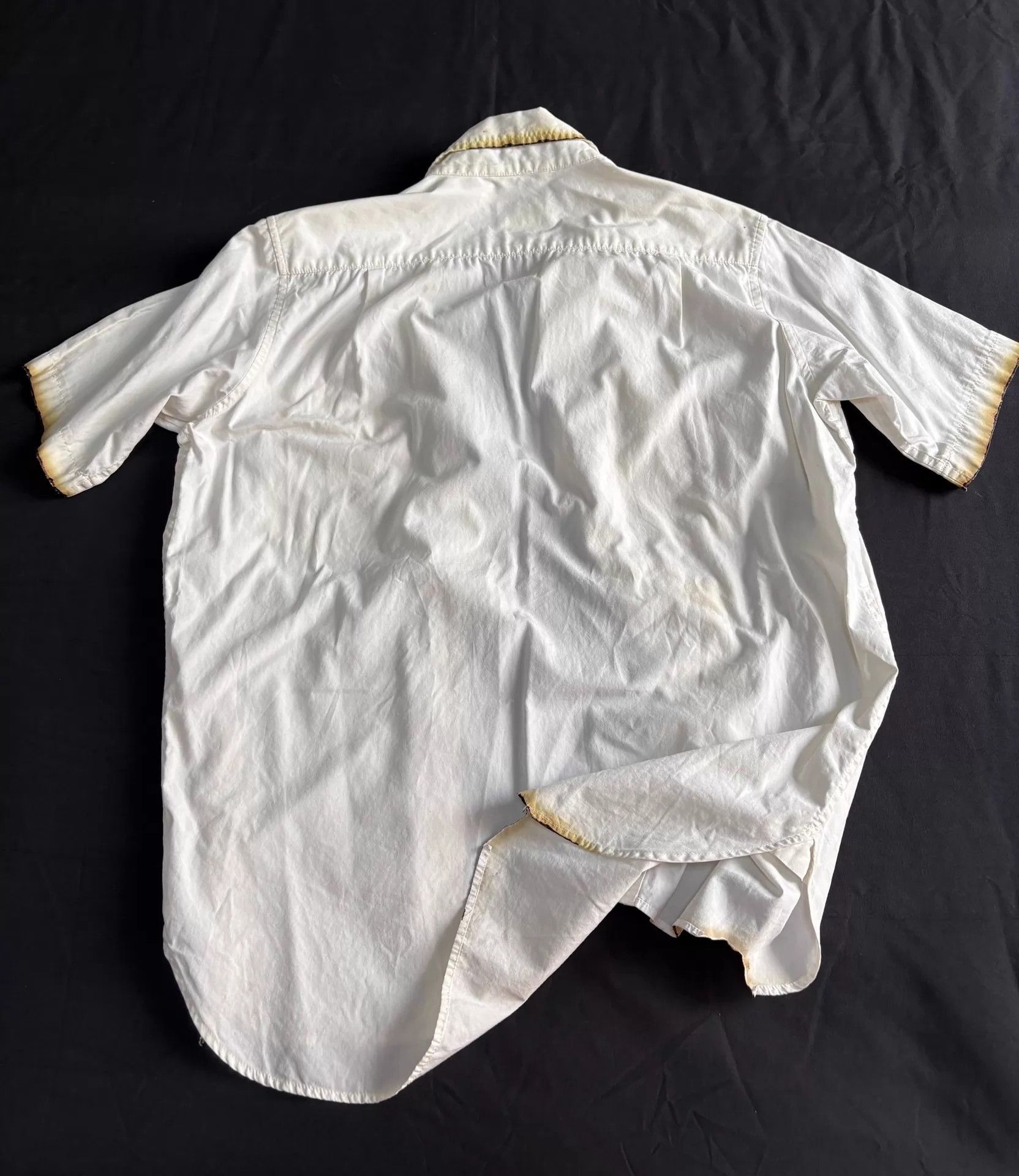 Maison MIHARA YASUHIRO MIHARA YASUHIRO Smoke Burn Distressed Vtg Shirt S Size US S / EU 44-46 / 1 - 9 Thumbnail