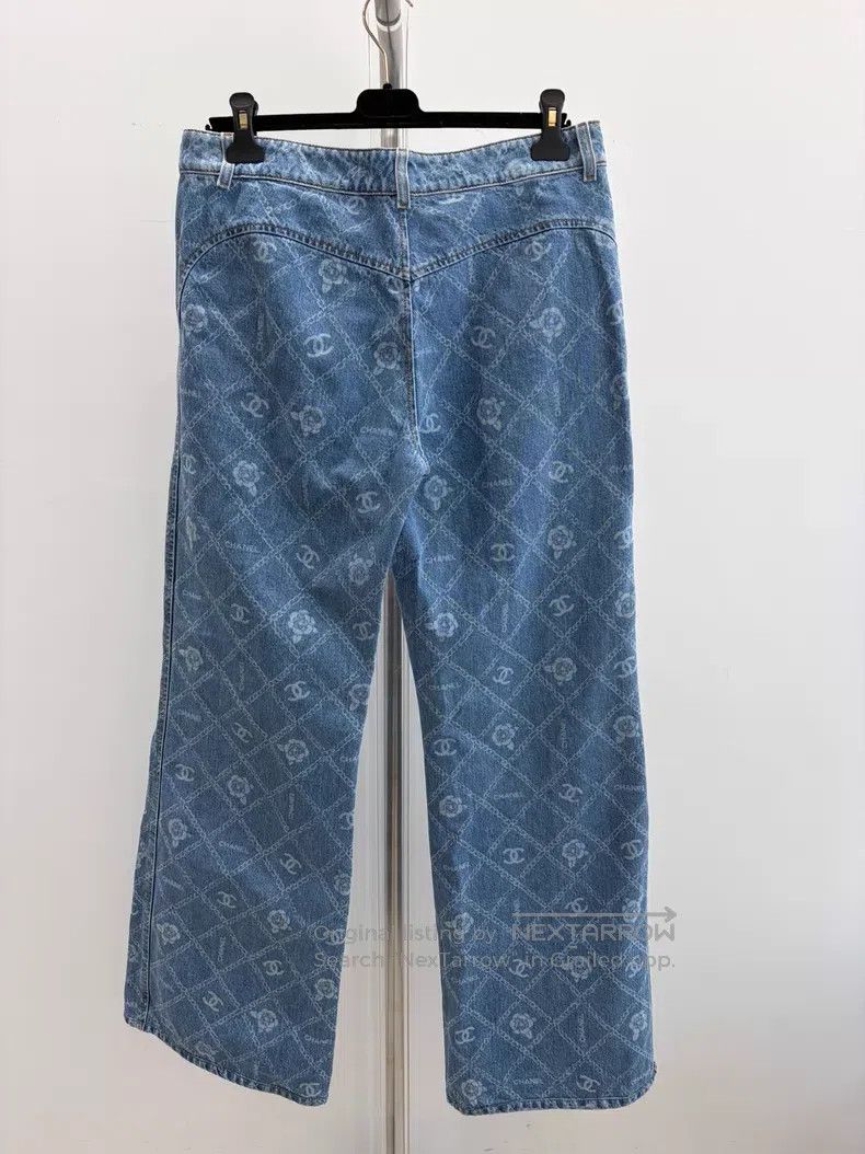 Chanel Chanel Dakar Series Camelia Jeans Size 27" / US 4 / IT 40 - 2 Thumbnail
