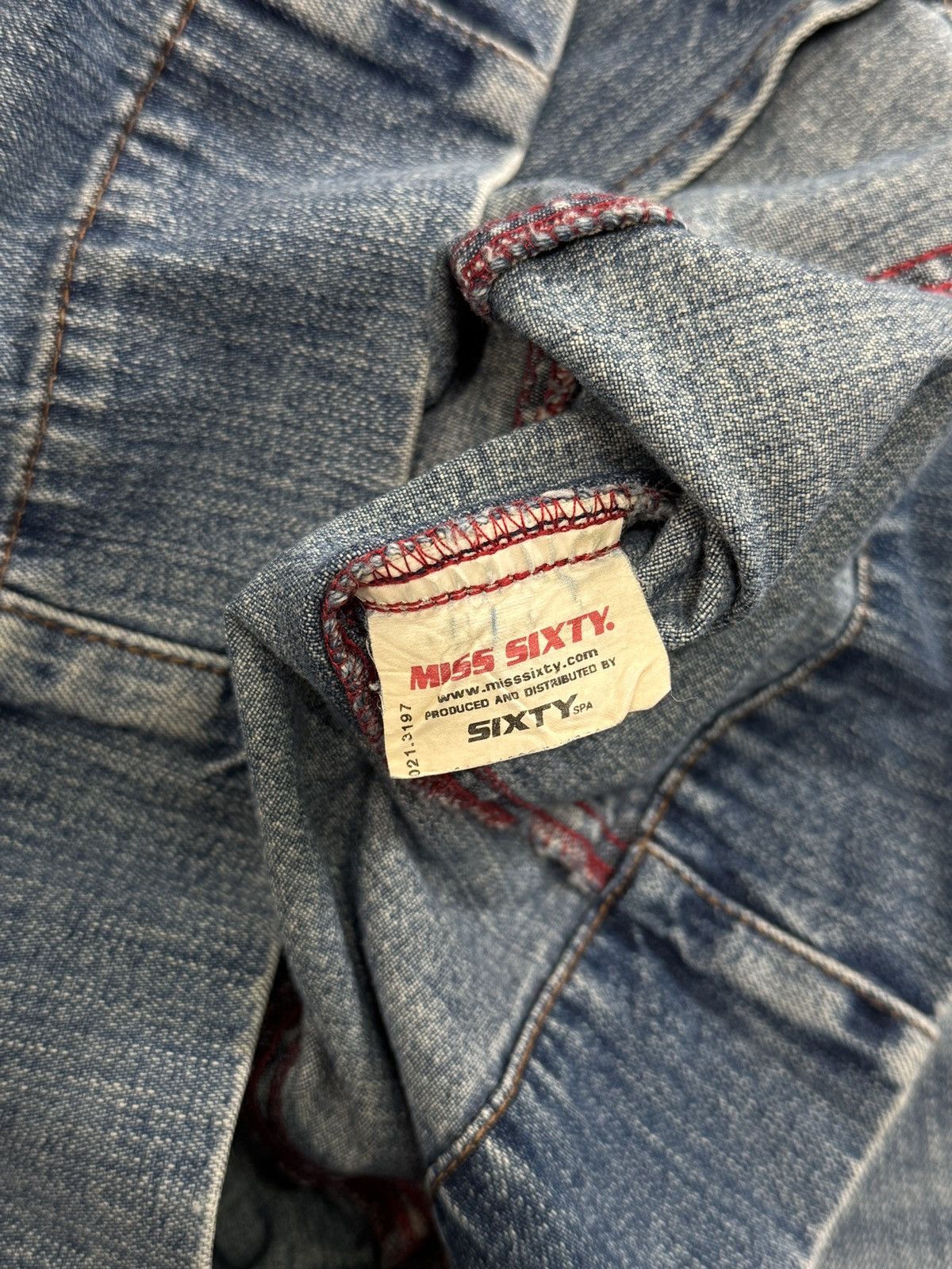 Miss Sixty y2k Miss Sixty Denim Jacket Size L / US 10 / IT 46 - 8 Thumbnail