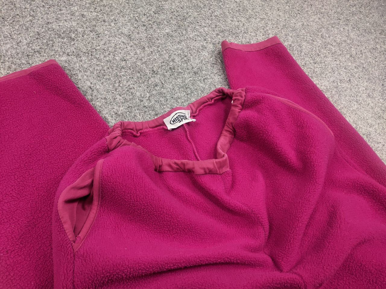 Missoni Vintage 90's Missoni Sport Italy Pink Fleece Trouser Pants Size 32" / US 10 / IT 46 - 11 Thumbnail